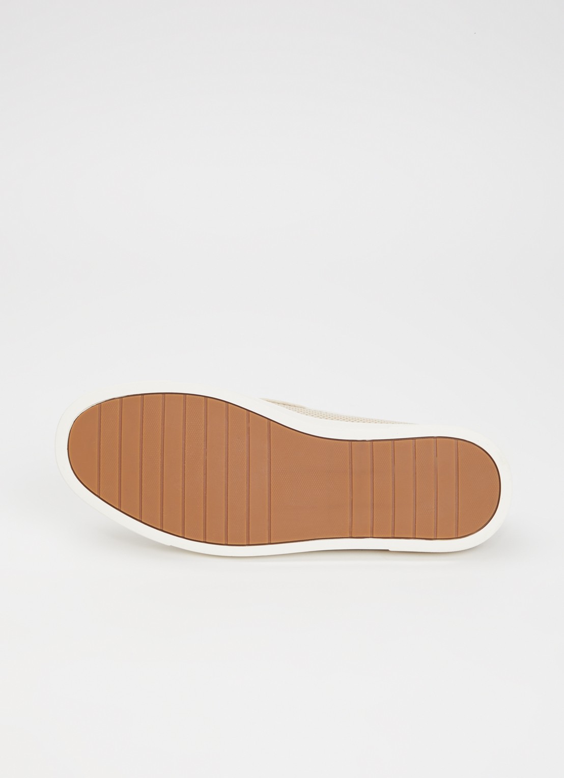 Dune London Blaizerss bootschoen met gebreid bovenwerk - detail 5 creme