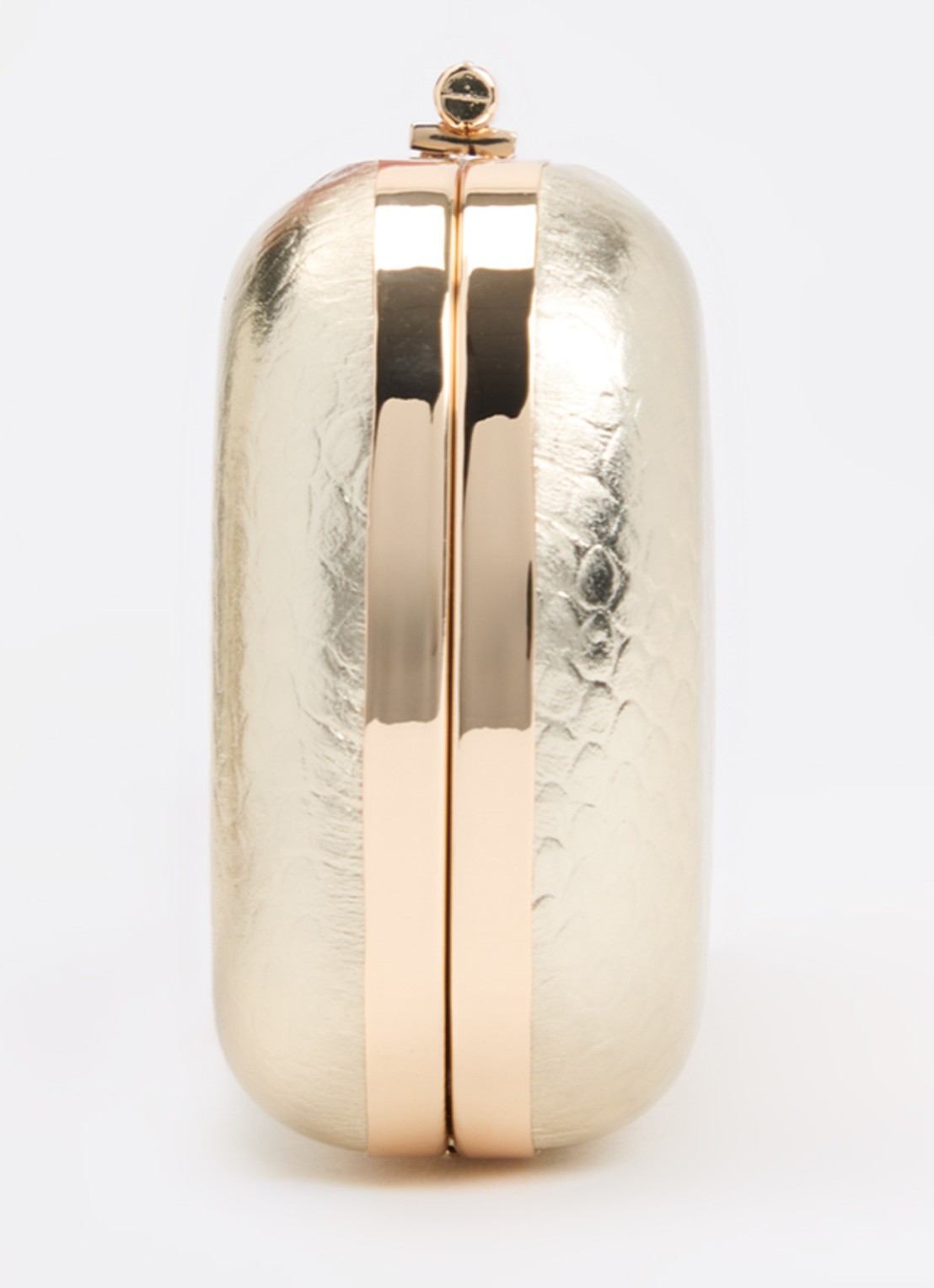 Dune London Body clutch van leer - detail 2 goud
