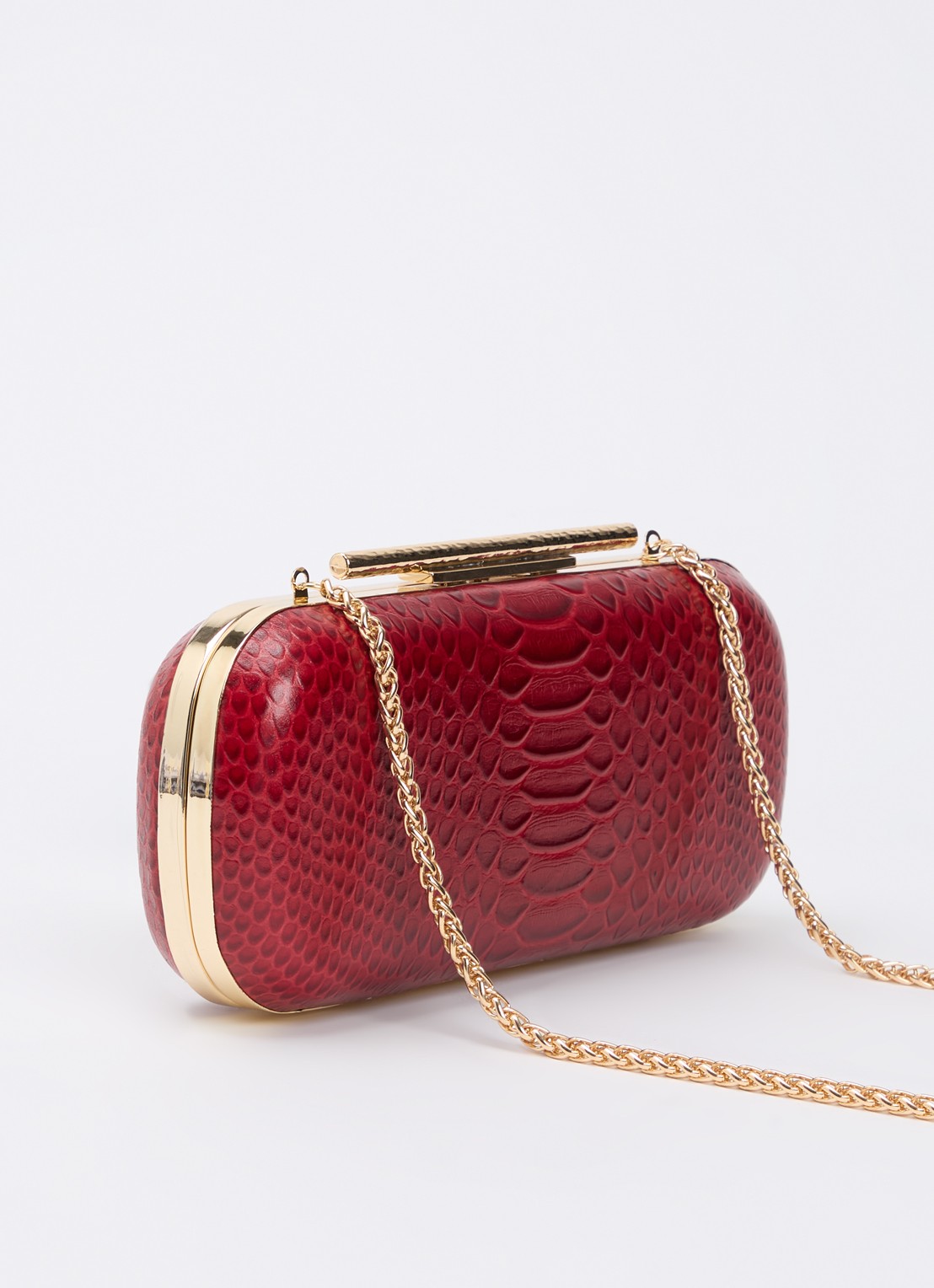 Dune London Body clutch - achterkant 4 donkerrood
