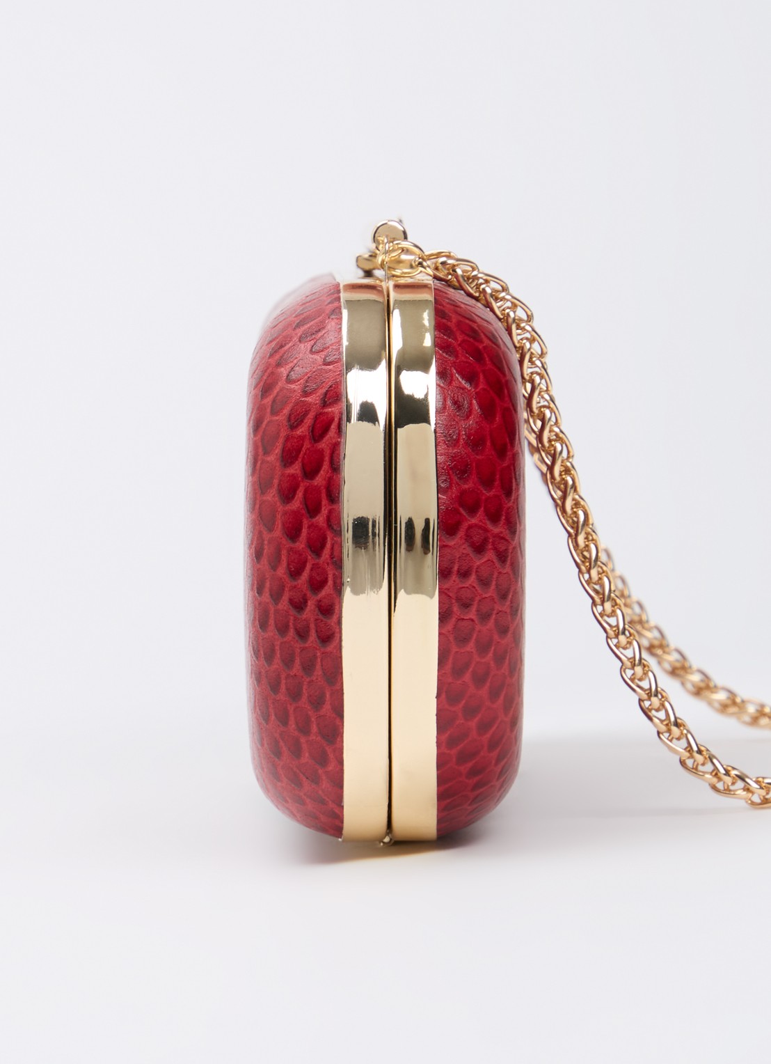 Dune London Body clutch - detail 2 donkerrood