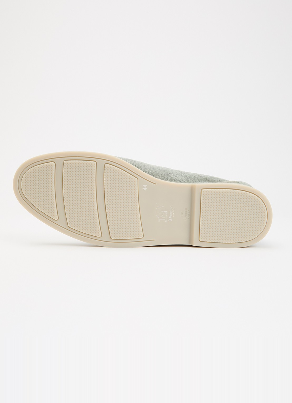 Dune London Boltman loafer van leer - detail 3 lichtgroen