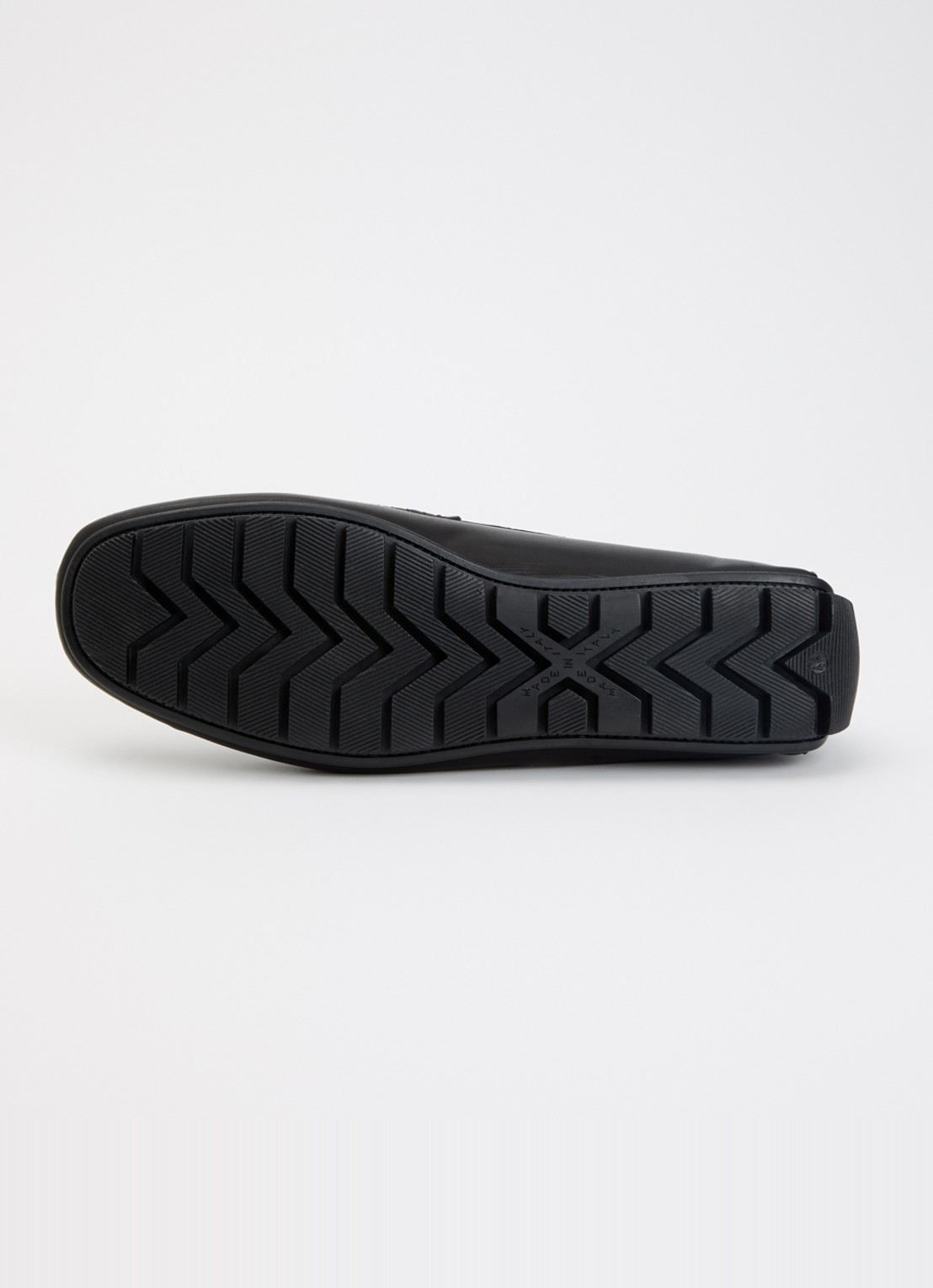 Dune London Brackon mocassin van leer - detail 4 zwart
