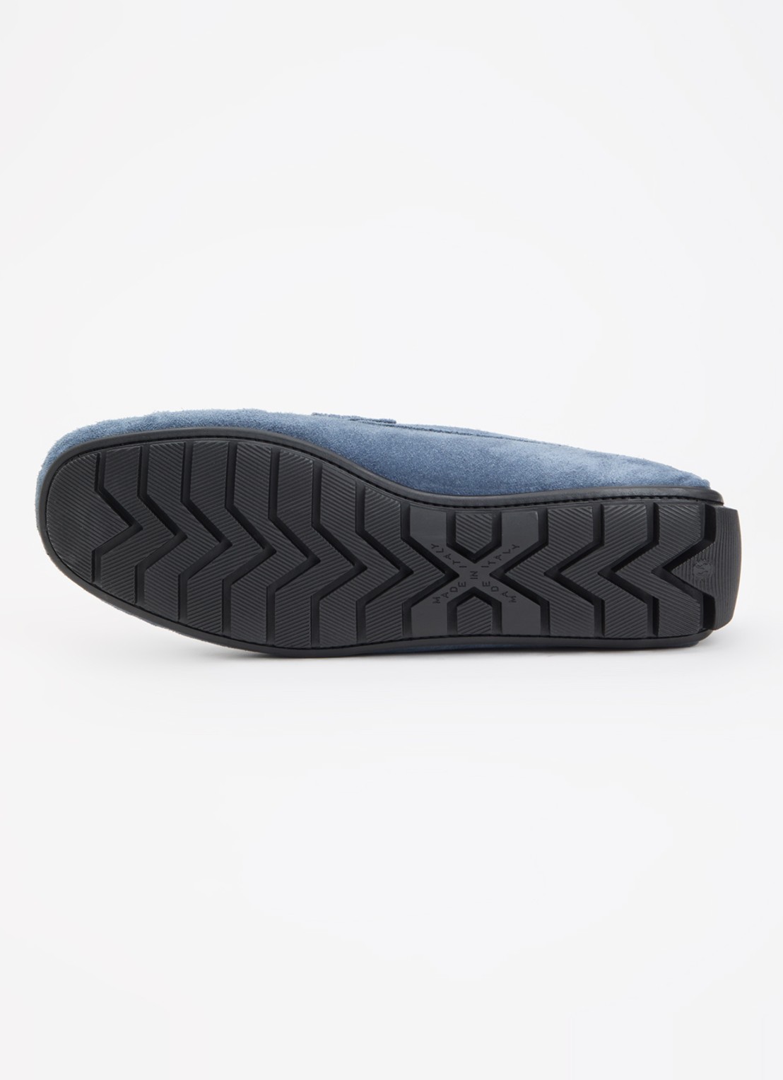 Dune London Brackon mocassin van leer - detail 4 blauw