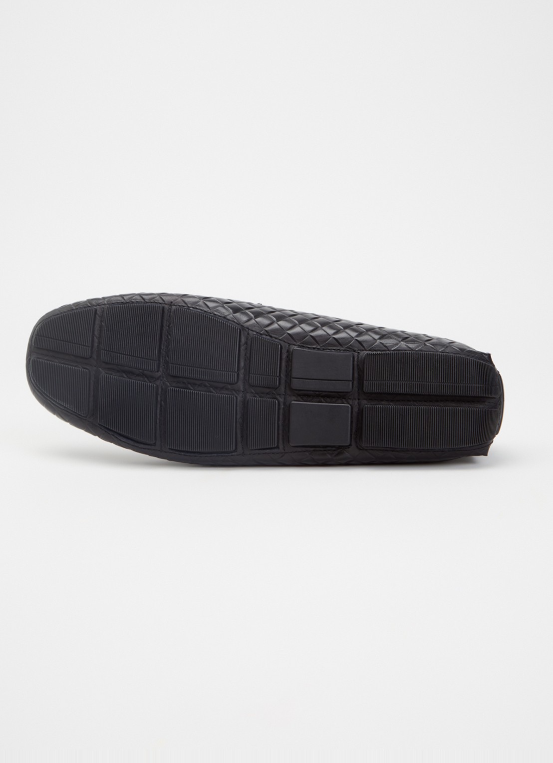Dune London Bradlay moccasin van leer - detail 3 zwart