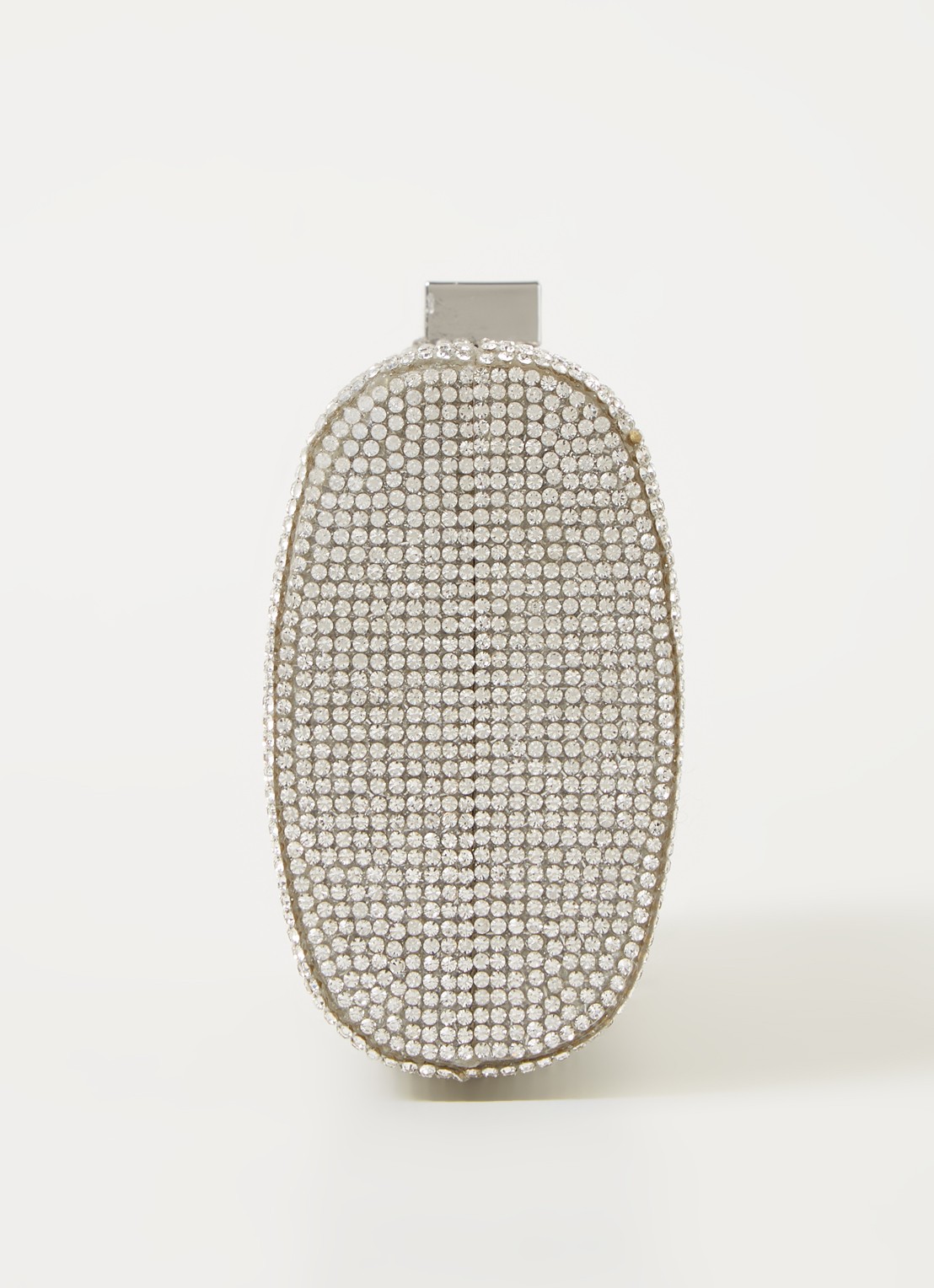Dune London Bryannies clutch met strass - detail 4 zilver