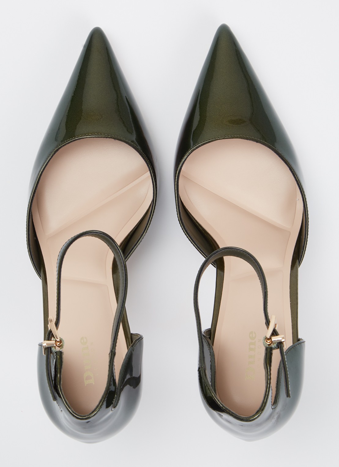 Dune London Calmness sandalette - detail 3 groen