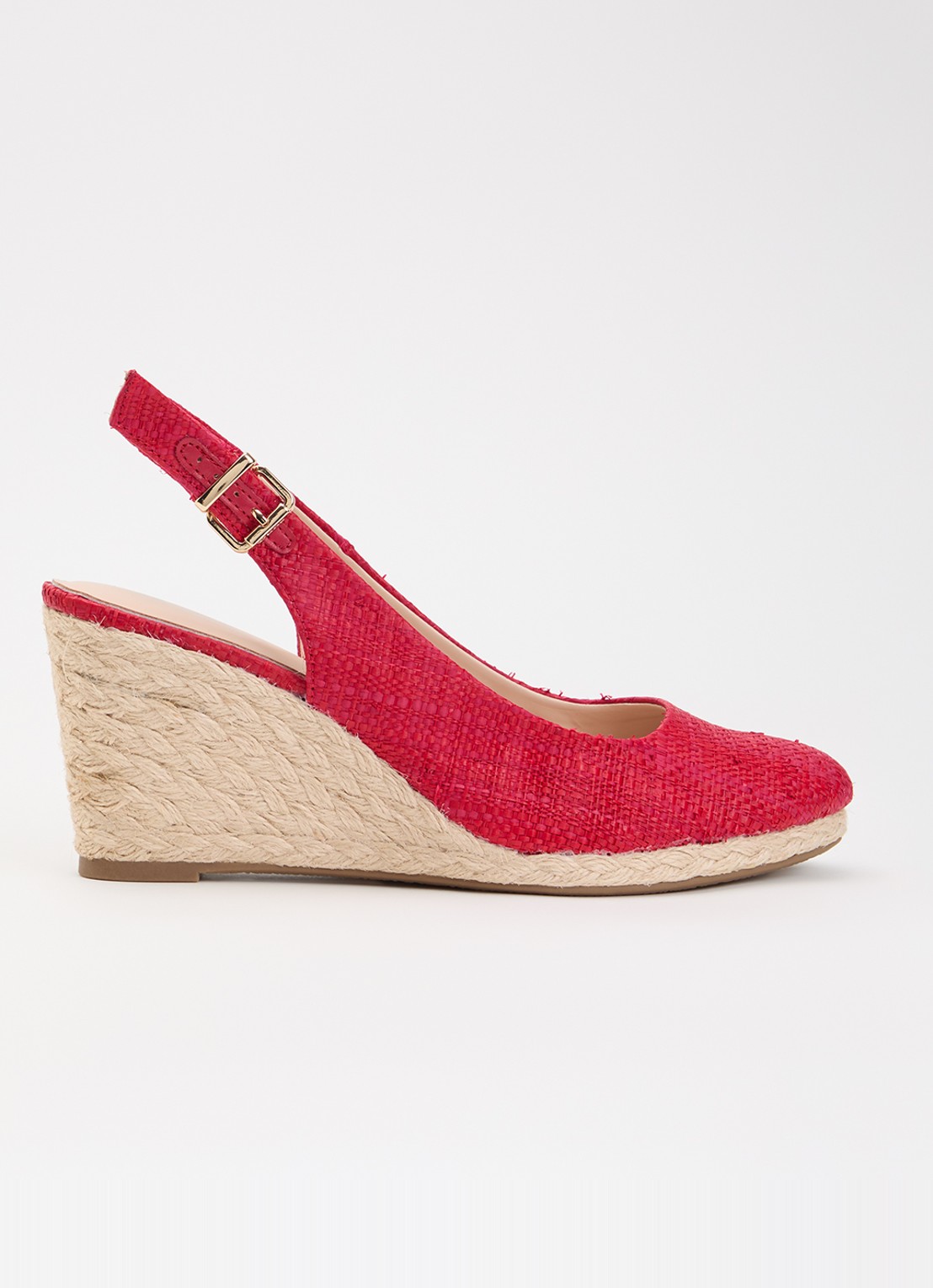 Dune London Capable sleehak van leer met metallic finish - voorkant 2 rood