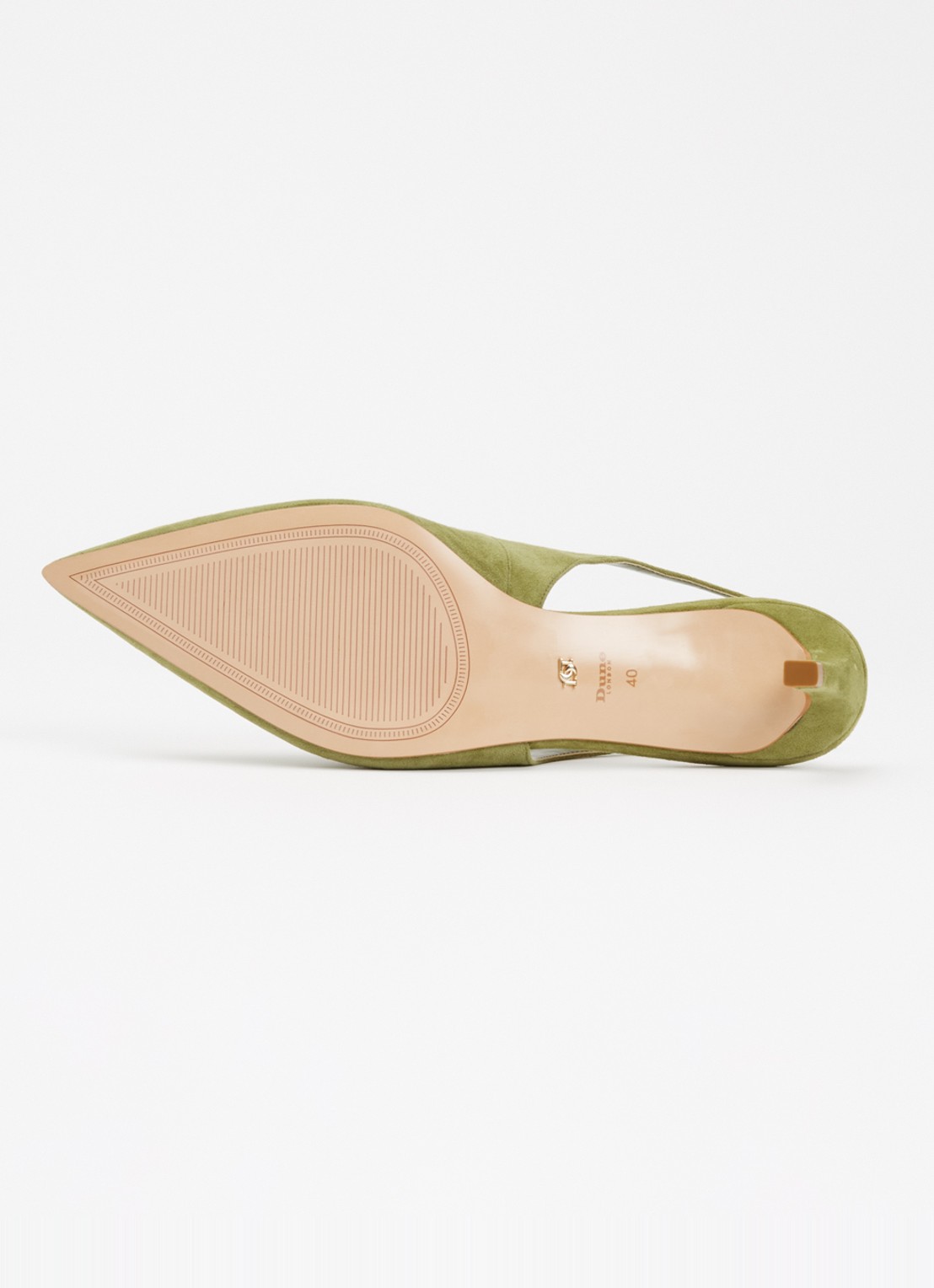 Dune London Celinna slingback van lakleer - detail 5 groen
