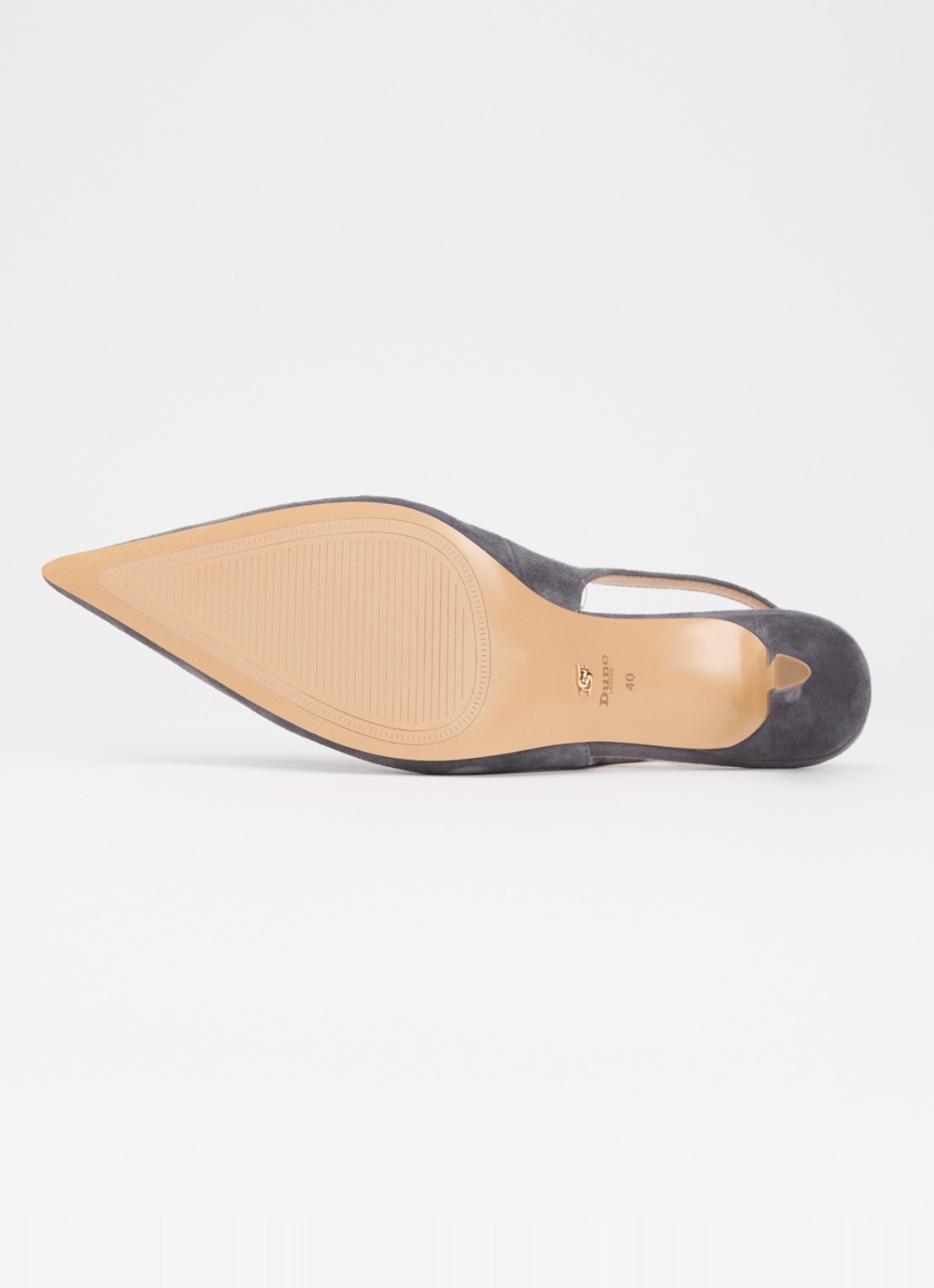 Dune London Celise slingback  - detail 3 donkergrijs