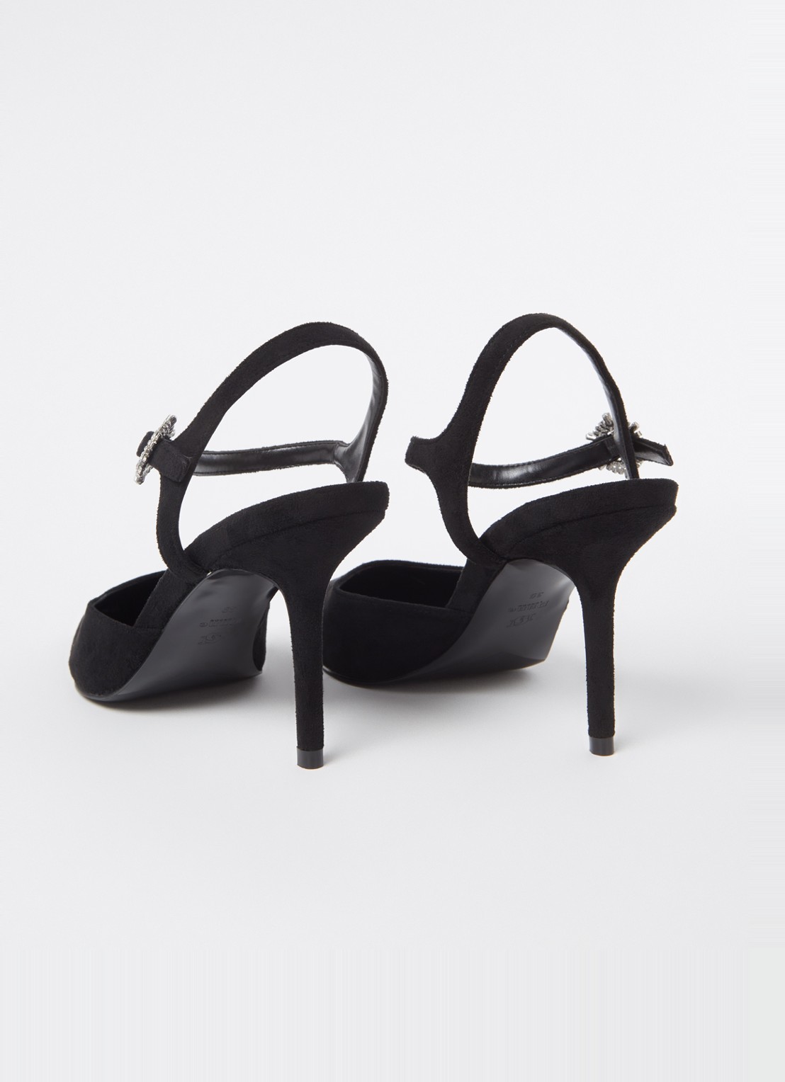 Dune London Channel sandalette met strass - detail 3 zwart