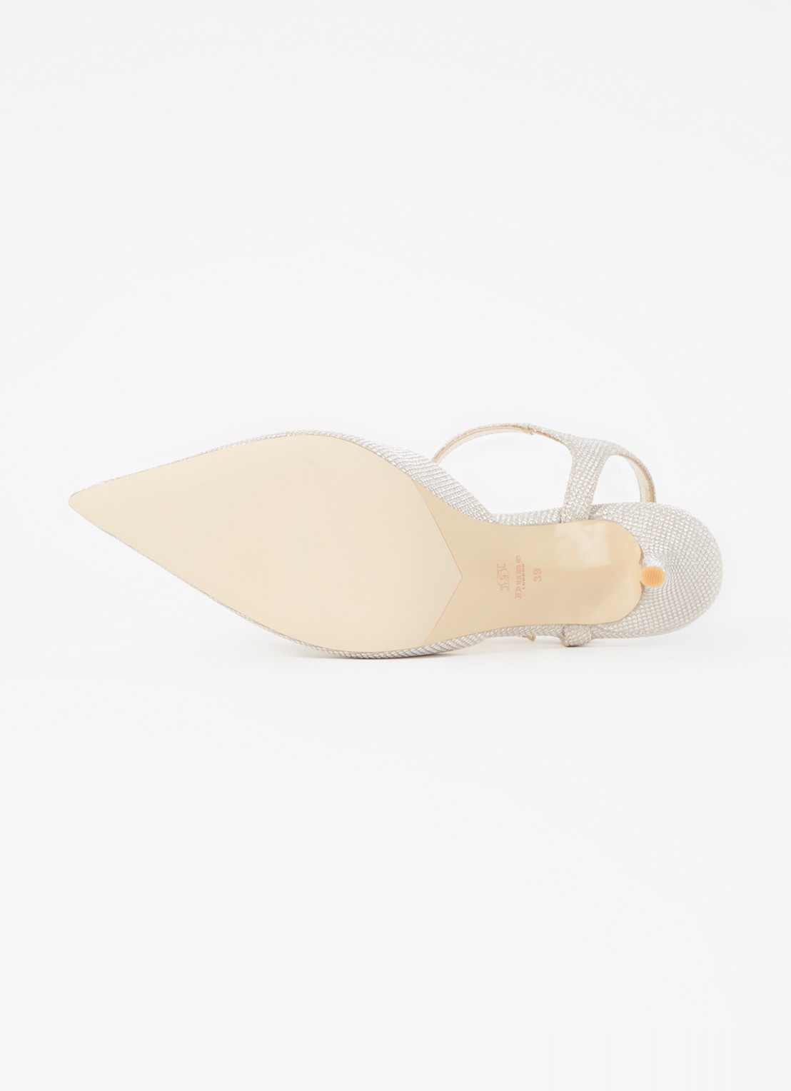 Dune London Channel sandalette met strass - detail 5 zilver