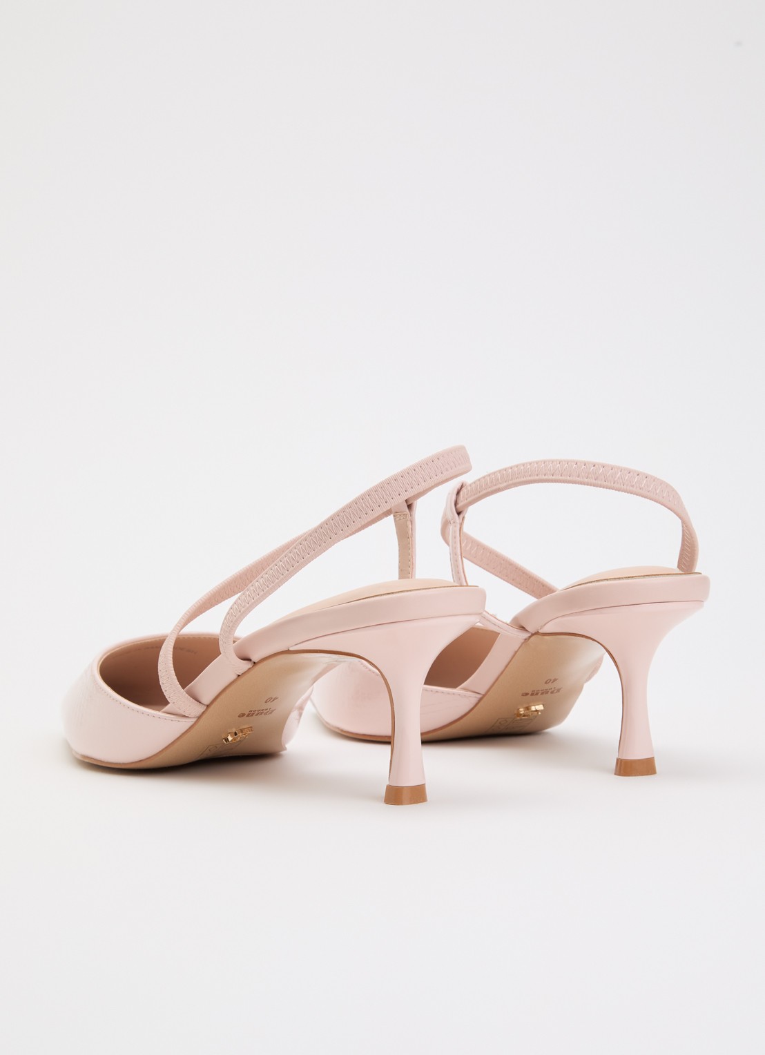 Dune London Charming slingback - achterkant 4 lichtroze