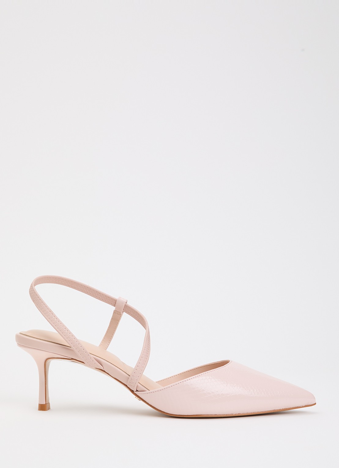 Dune London Charming slingback - voorkant 5 lichtroze