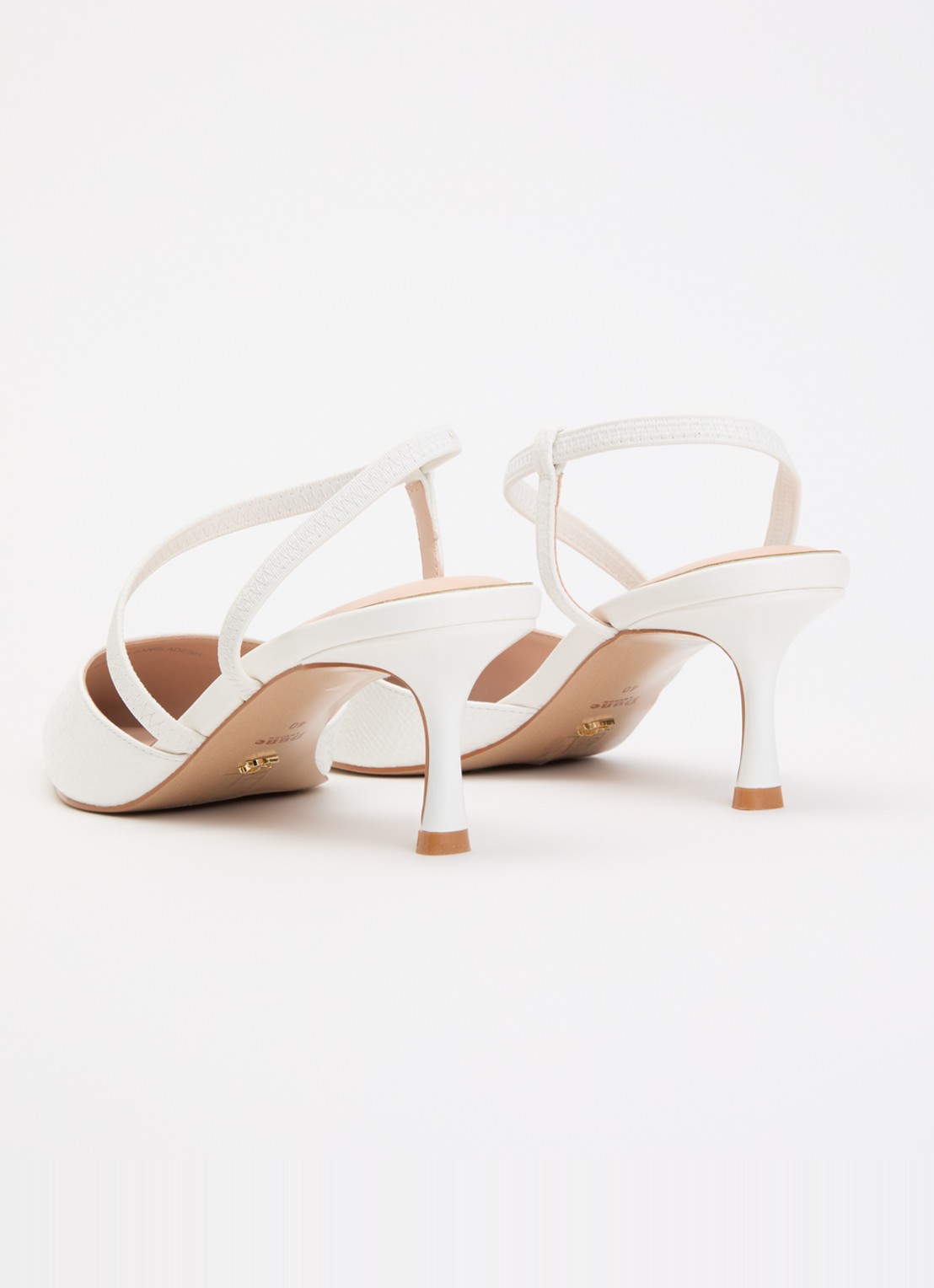 Dune London Charming slingback - achterkant 4 wit
