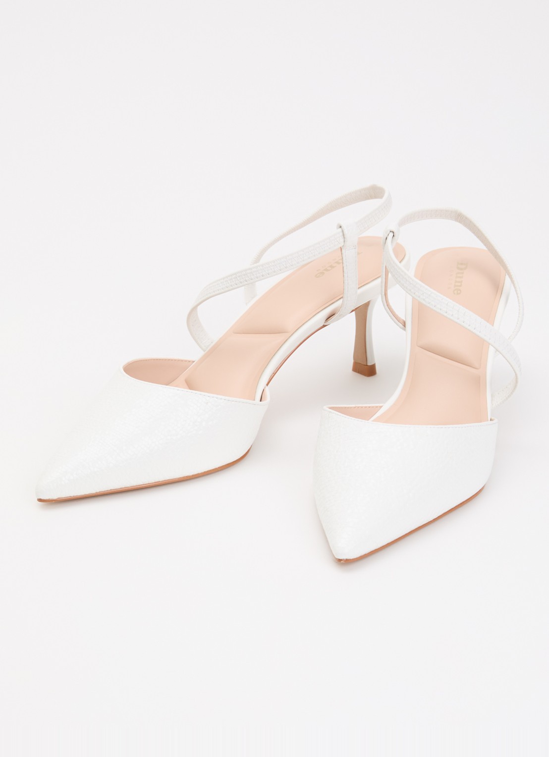 Dune London Charming slingback - detail wit