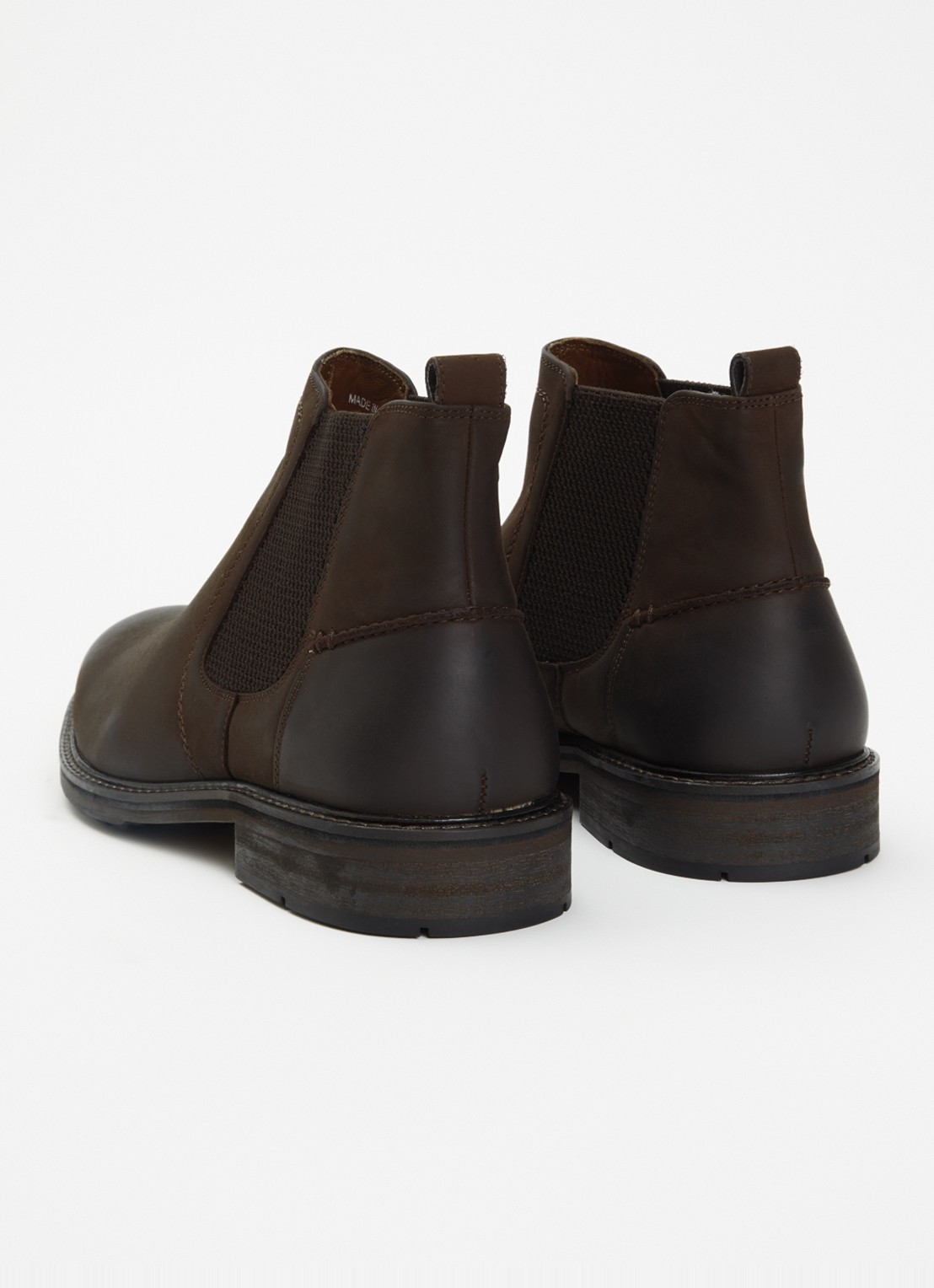Dune London Chorleys chelsea boot van leer - achterkant 4 bruin
