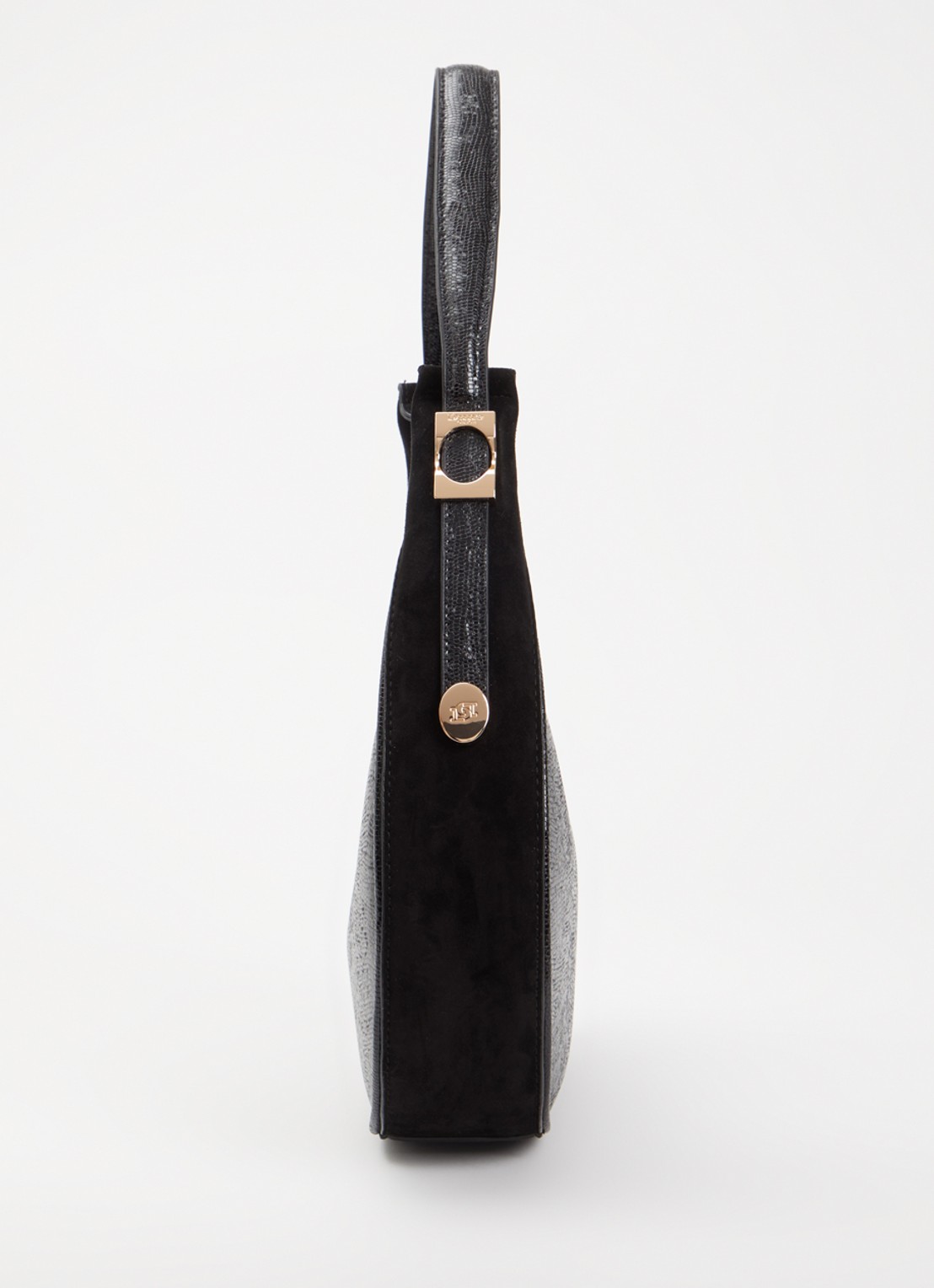 Dune London Dedicated schoudertas met logo - detail 4 zwart