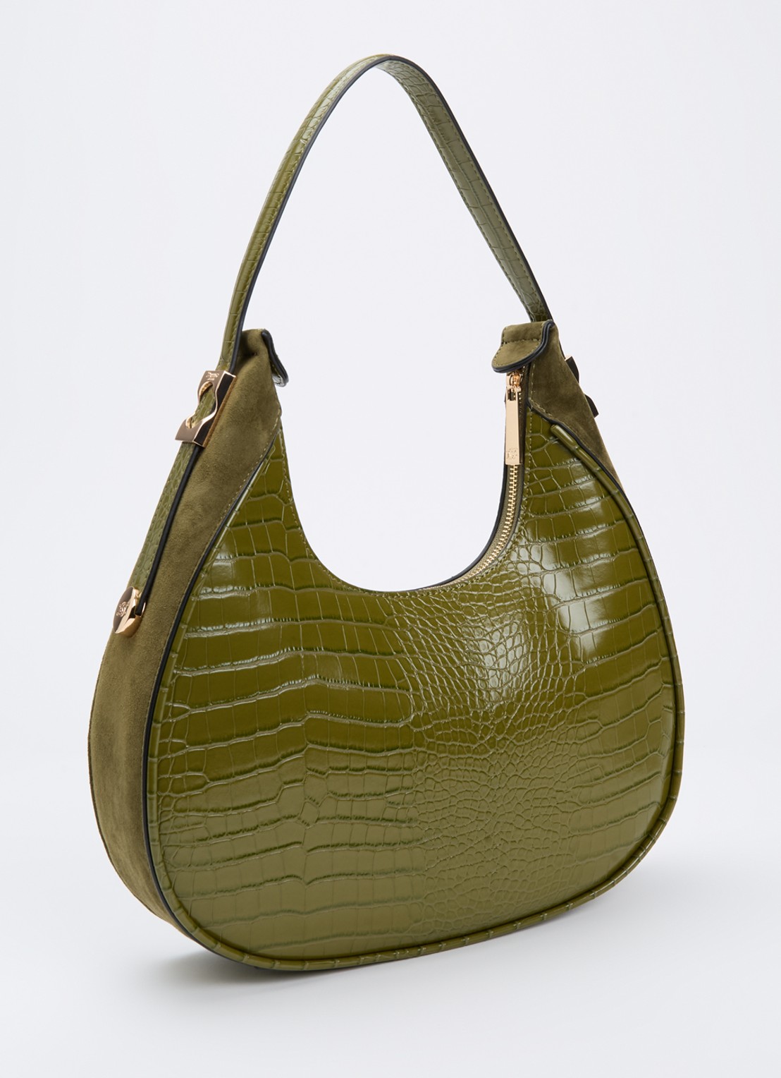 Dune London Dedicated schoudertas met logo - achterkant 5 groen