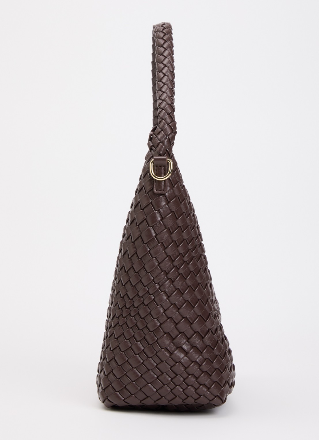 Dune London Deliberate M handtas met afneembare schouderriem en uitneembaar etui - detail 4 roodbruin