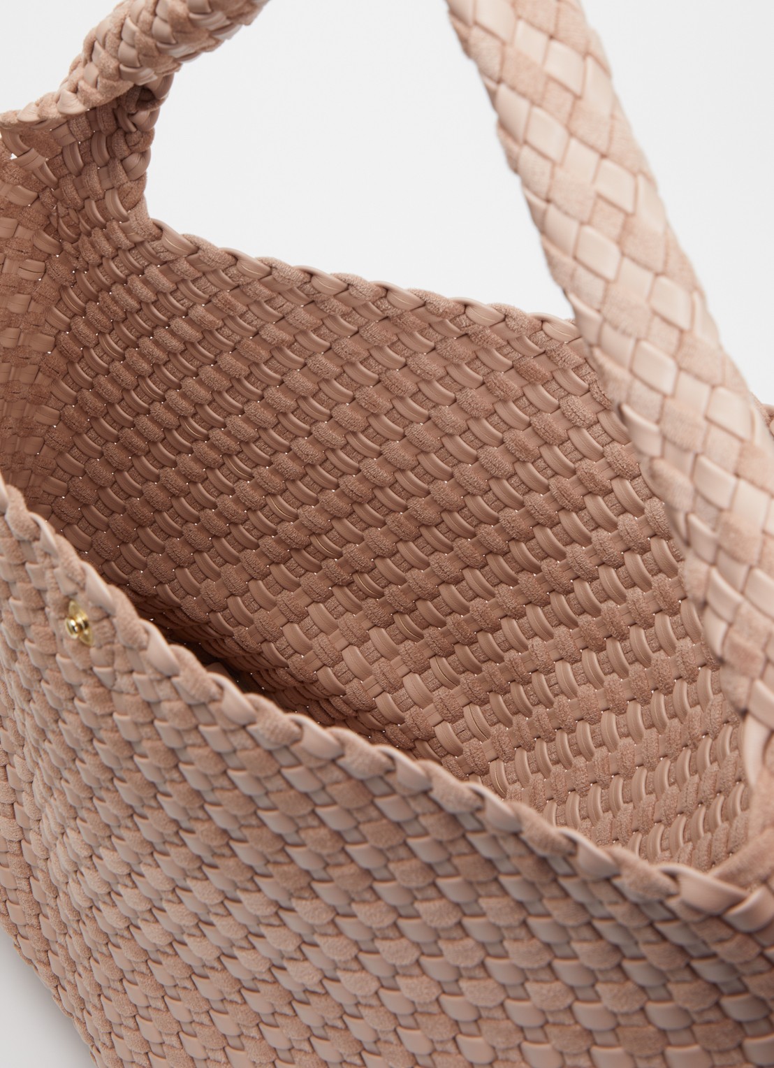 Dune London Deliberate schoudertas met gevlochten detail en uitneembaar etui - detail 3 oudroze
