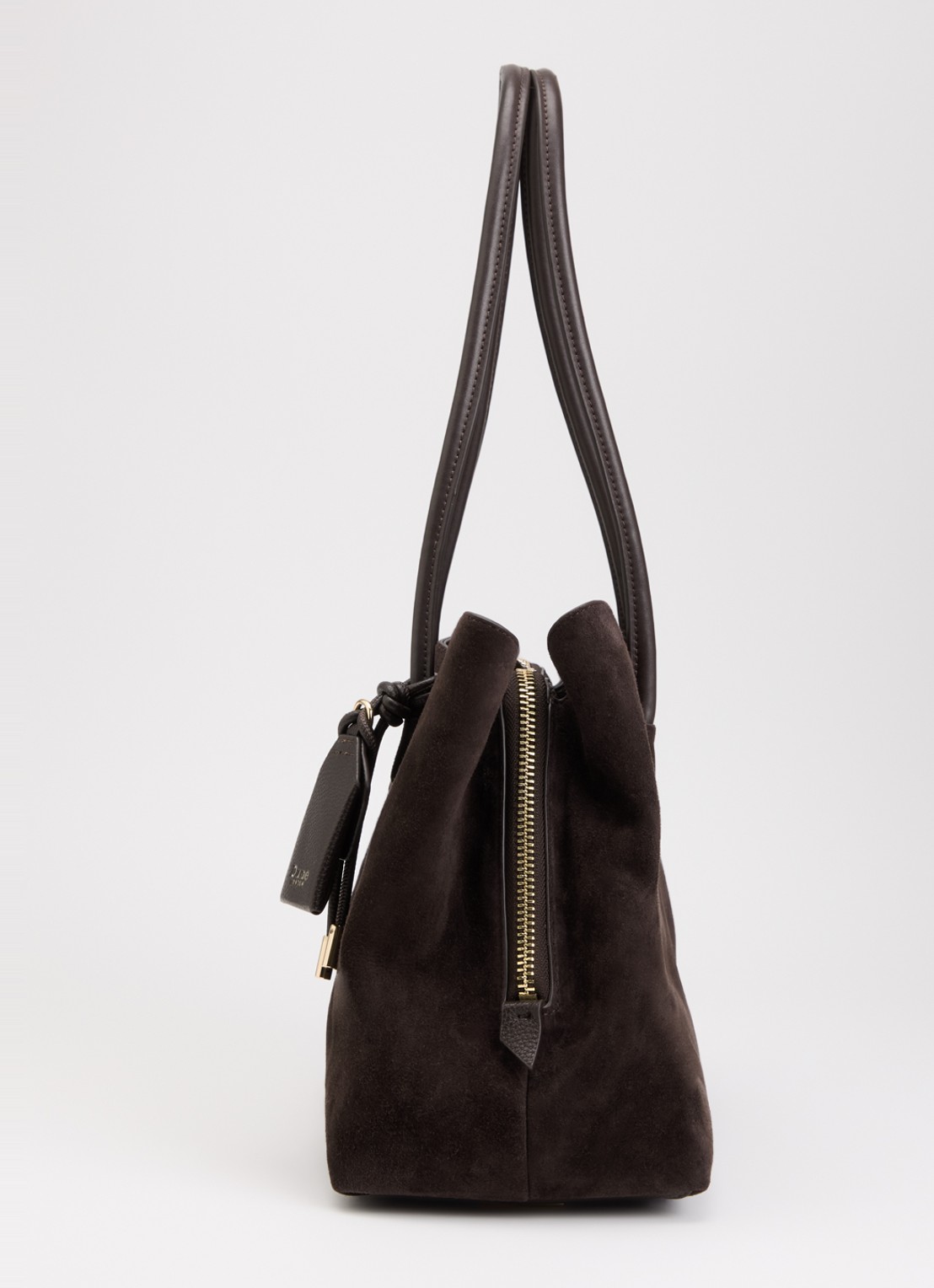 Dune London Deserving Large shopper met tasbedel - detail 4 donkerbruin
