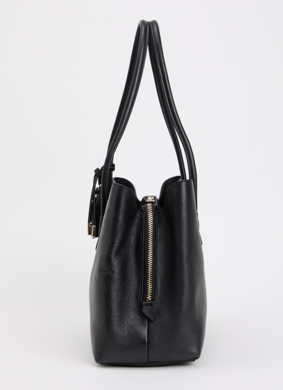 Dune London Deserving Large shopper met tasbedel - detail 2 diepzwart