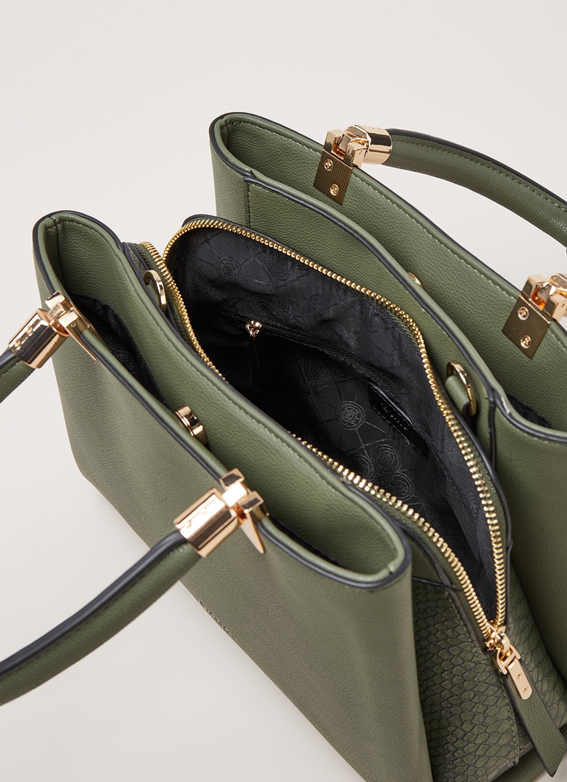 Dune London Dinidarys handtas met afneembare schouderband  - detail 2 groen