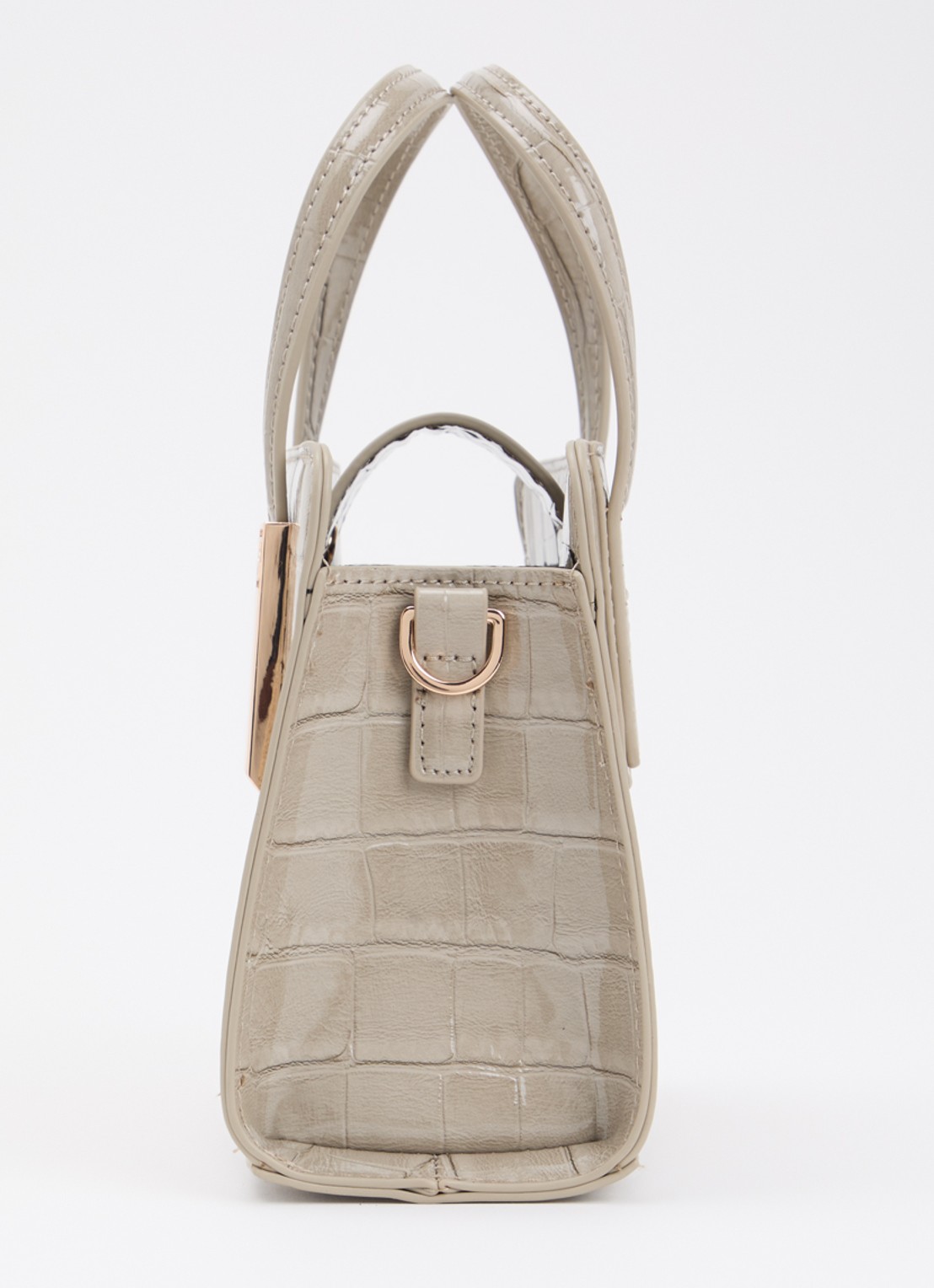 Dune London Dinkeydenbey handtas met afneembare schouderriem  - detail 3 grijs
