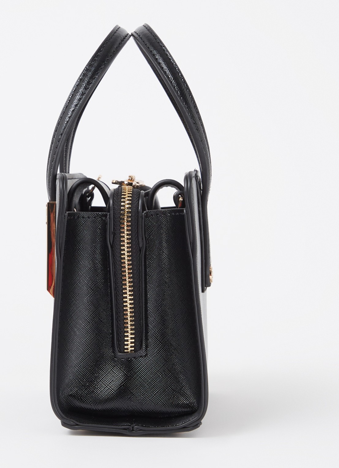 Dune London Dinkydenbeigh handtas met afneembare schouderriem  - detail 2 diepzwart
