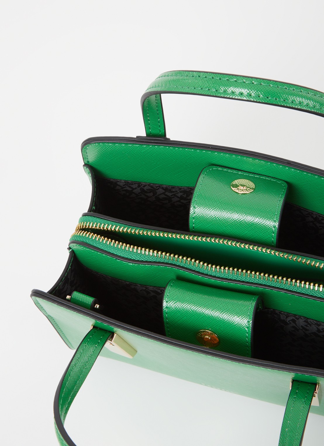 Dune London Dinkydenbeigh handtas met afneembare schouderriem  - detail 3 groen