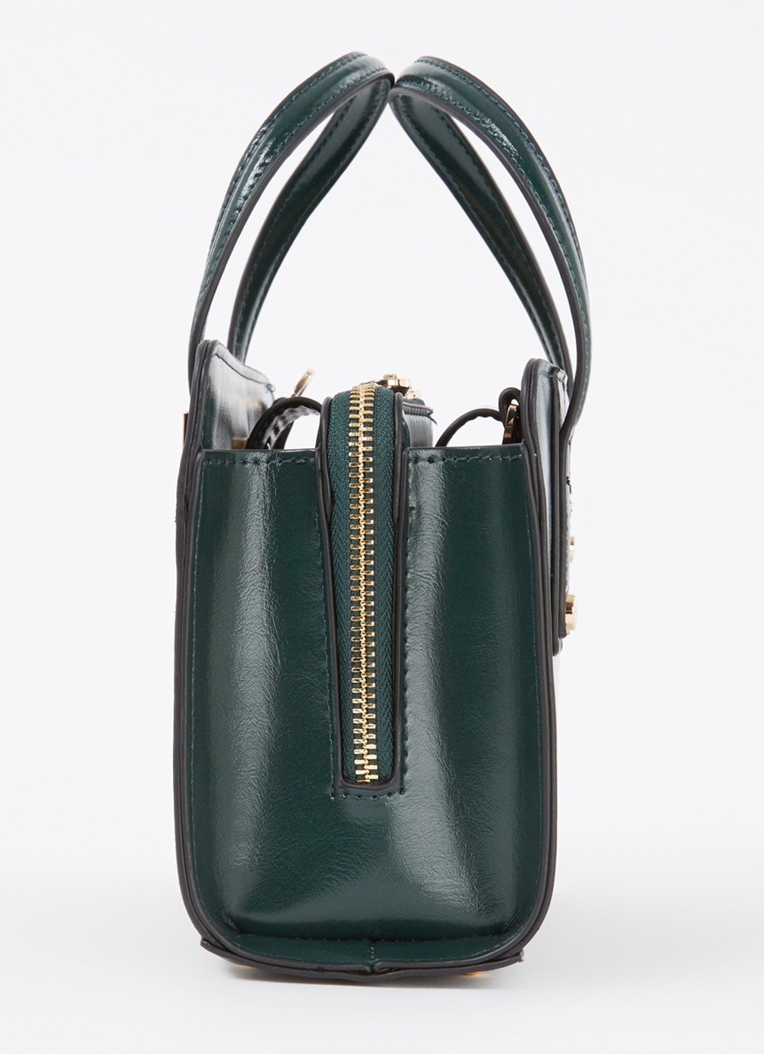Dune London Dinkydenbeigh handtas met afneembare schouderriem  - detail 4 legergroen