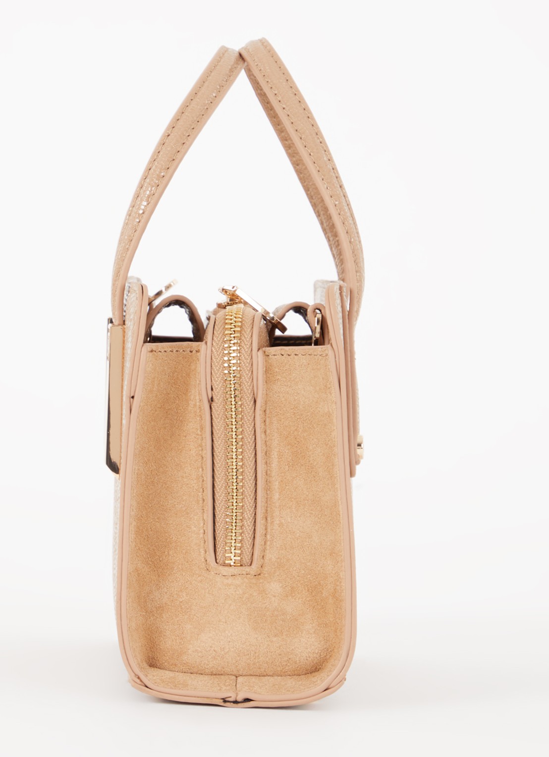 Dune London Dinkydenbeigh handtas met afneembare schouderriem  - detail 4 camel