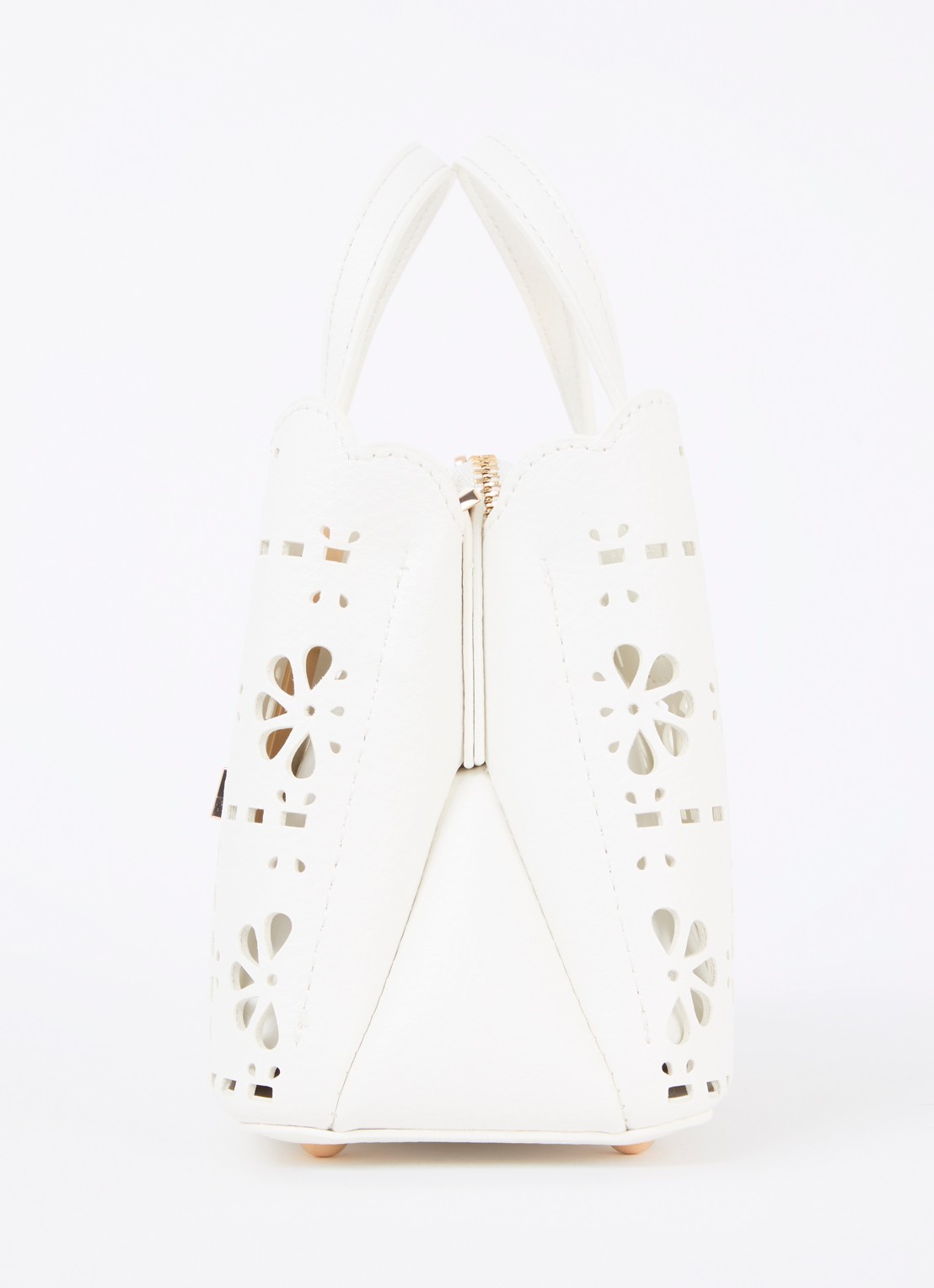 Dune London Dinkydorry handtas met afneembare schouderriem - detail 4 wit