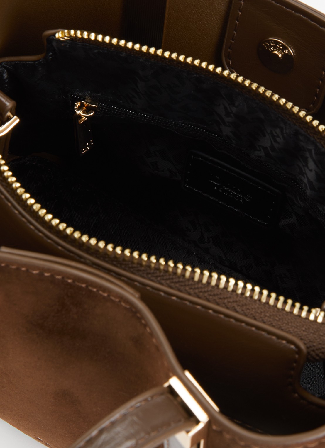 Dune London Dinkydorry handtas met afneembare schouderriem - detail 2 bruin