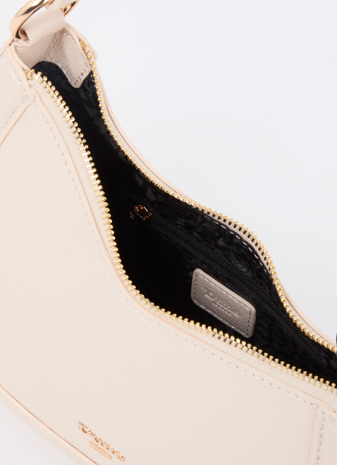 Dune London Direction schoudertas met kettingdetail - detail creme