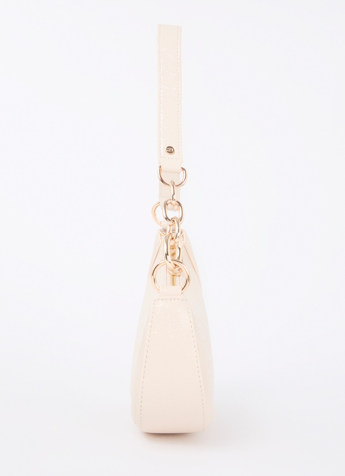 Dune London Direction schoudertas met kettingdetail - detail 2 creme
