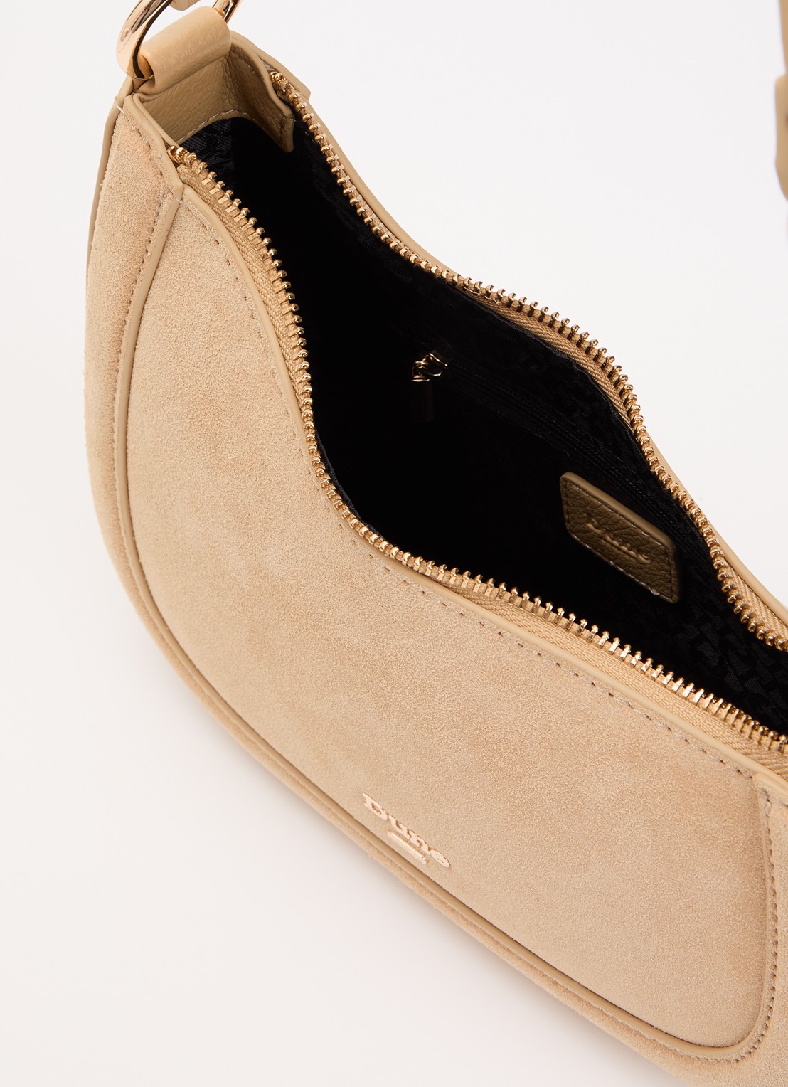 Dune London Direction schoudertas met kettingdetail - detail donkerbeige