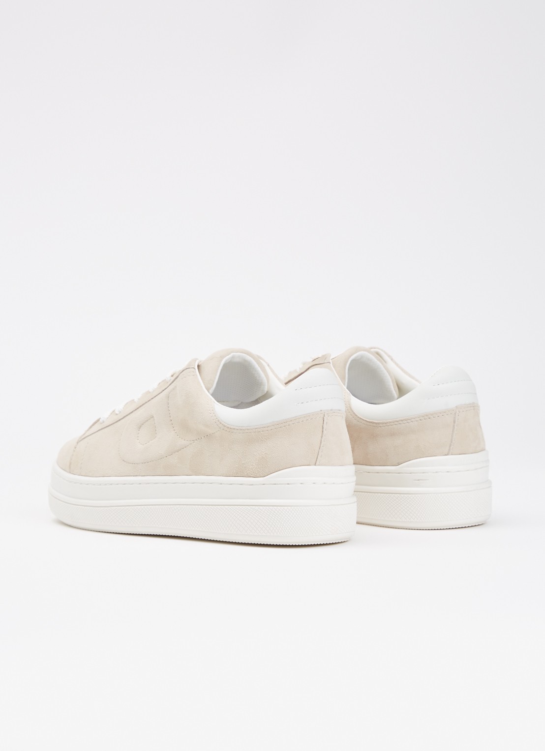 Dune London Eden sneaker  - achterkant 4 beige