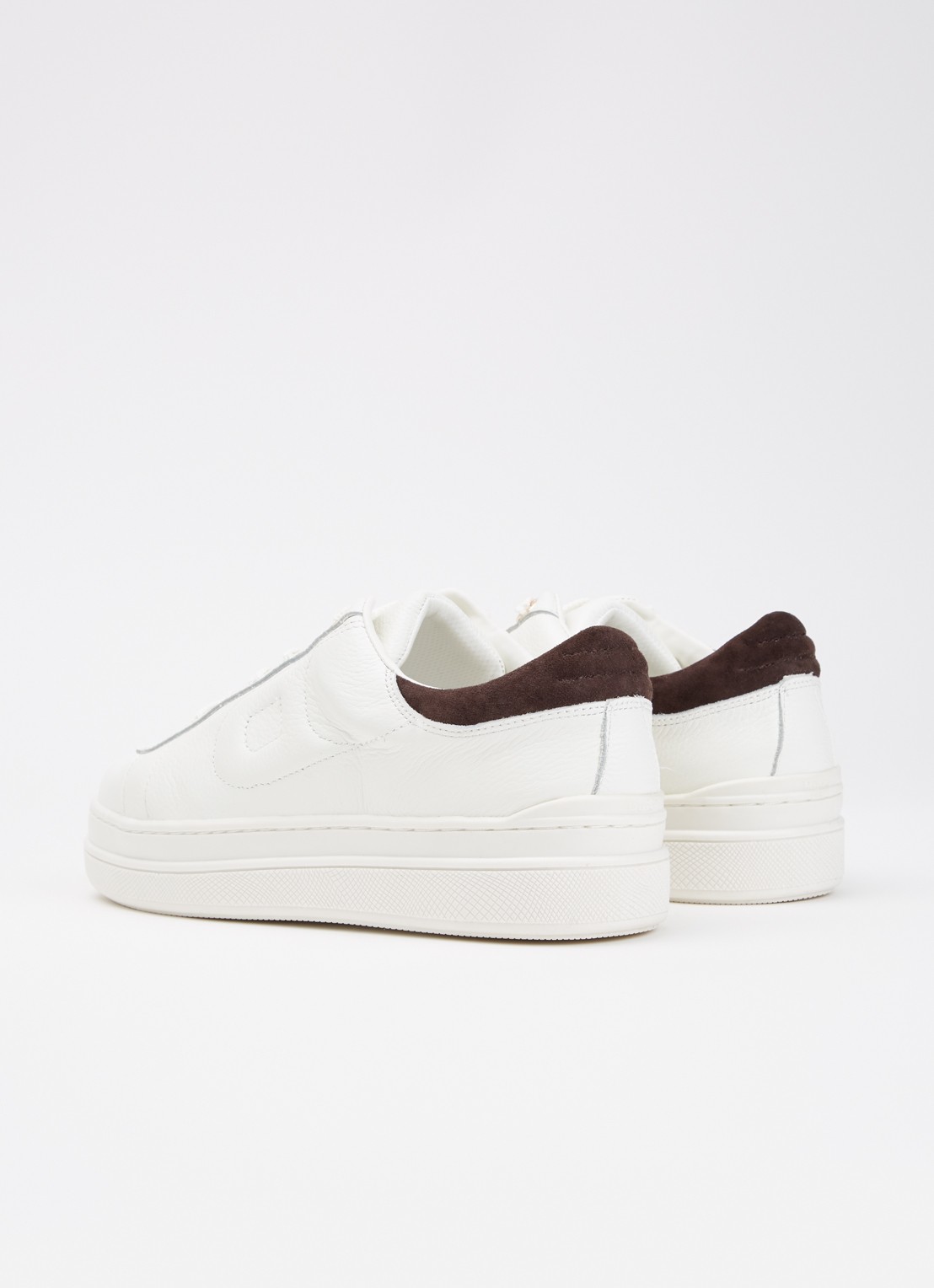 Dune London Eden sneaker  - achterkant 2 gebroken wit