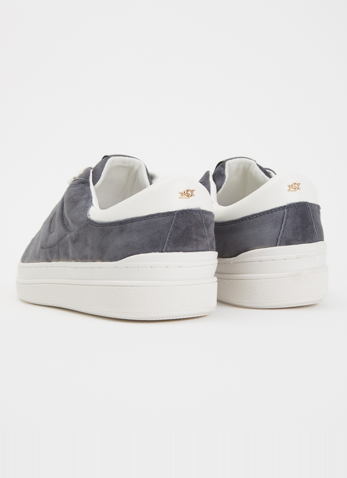 Dune London Eden sneaker  - achterkant donkergrijs