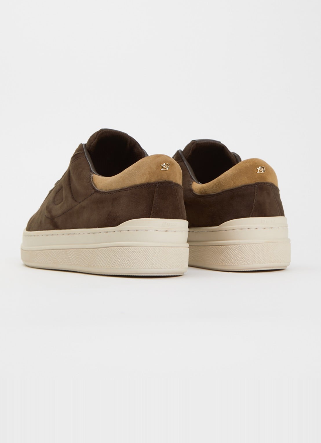 Dune London Eden sneaker  - achterkant 2 donkerbruin