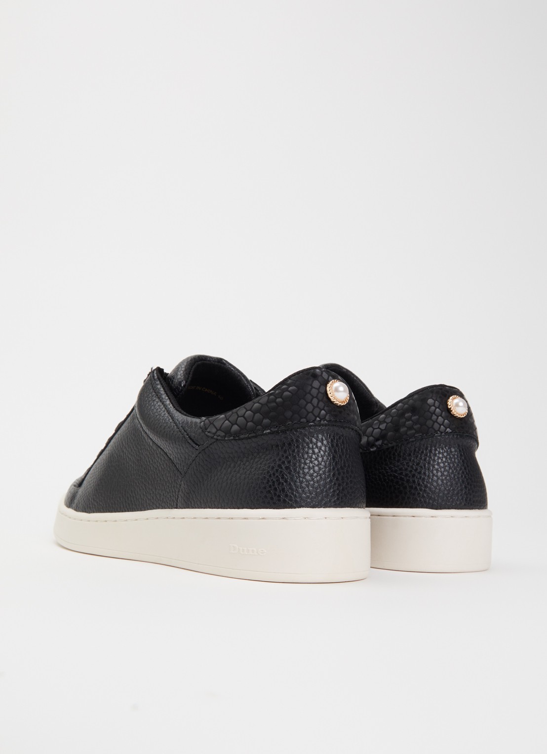 Dune London Emba sneaker  - achterkant 4 zwart