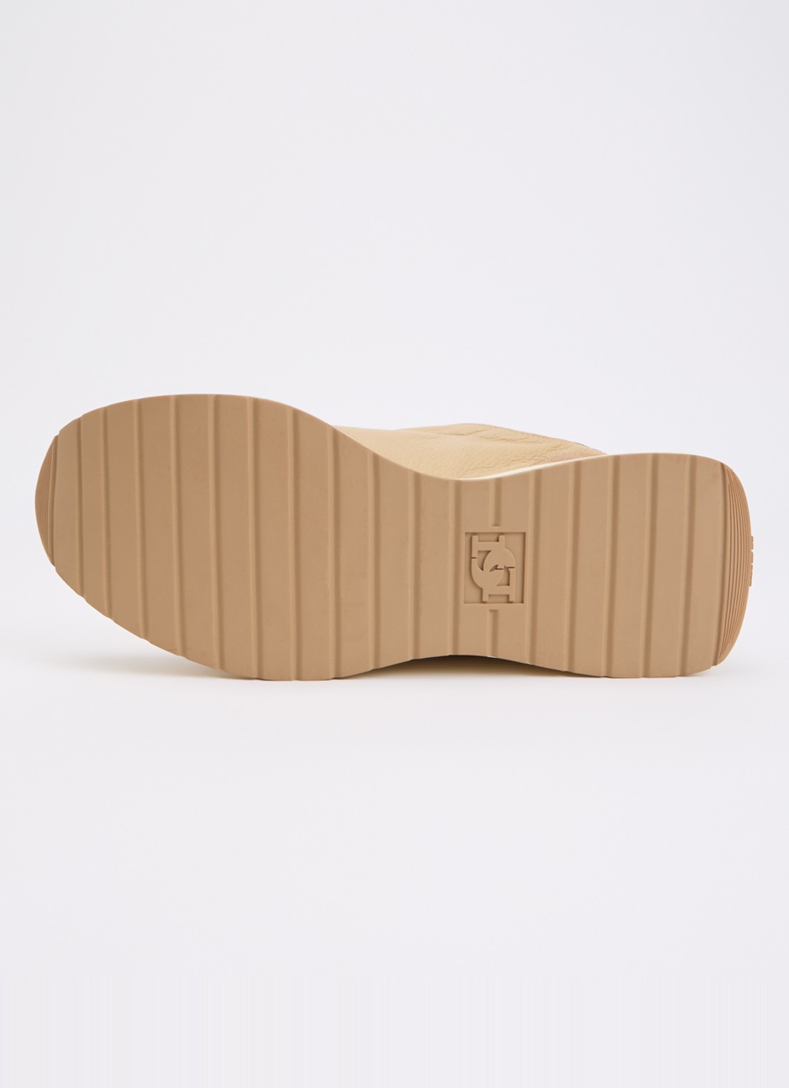 Dune London Emotion sneaker met suède details - detail 3 camel