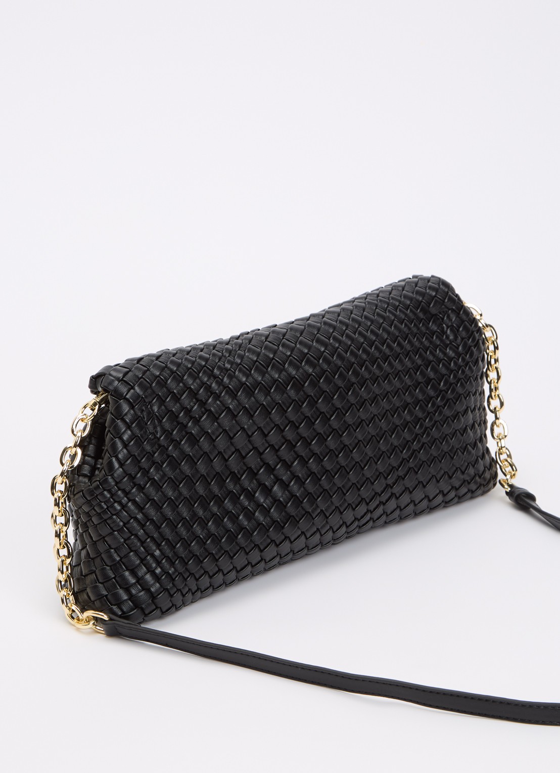 Dune London Encourage crossbodytas met afneembare schouderriem - achterkant zwart