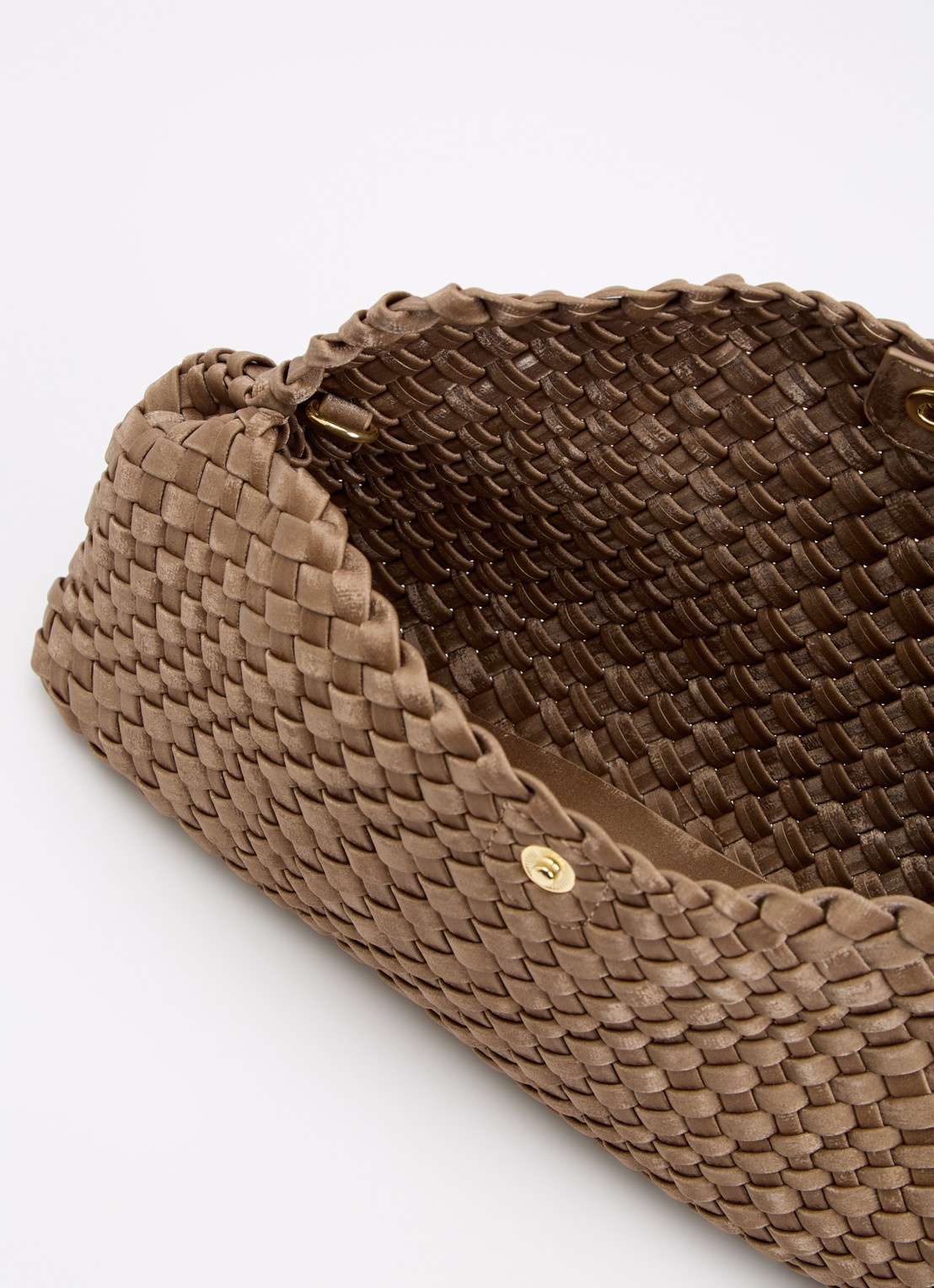 Dune London Encourage crossbodytas met afneembare schouderriem - detail lichtbruin