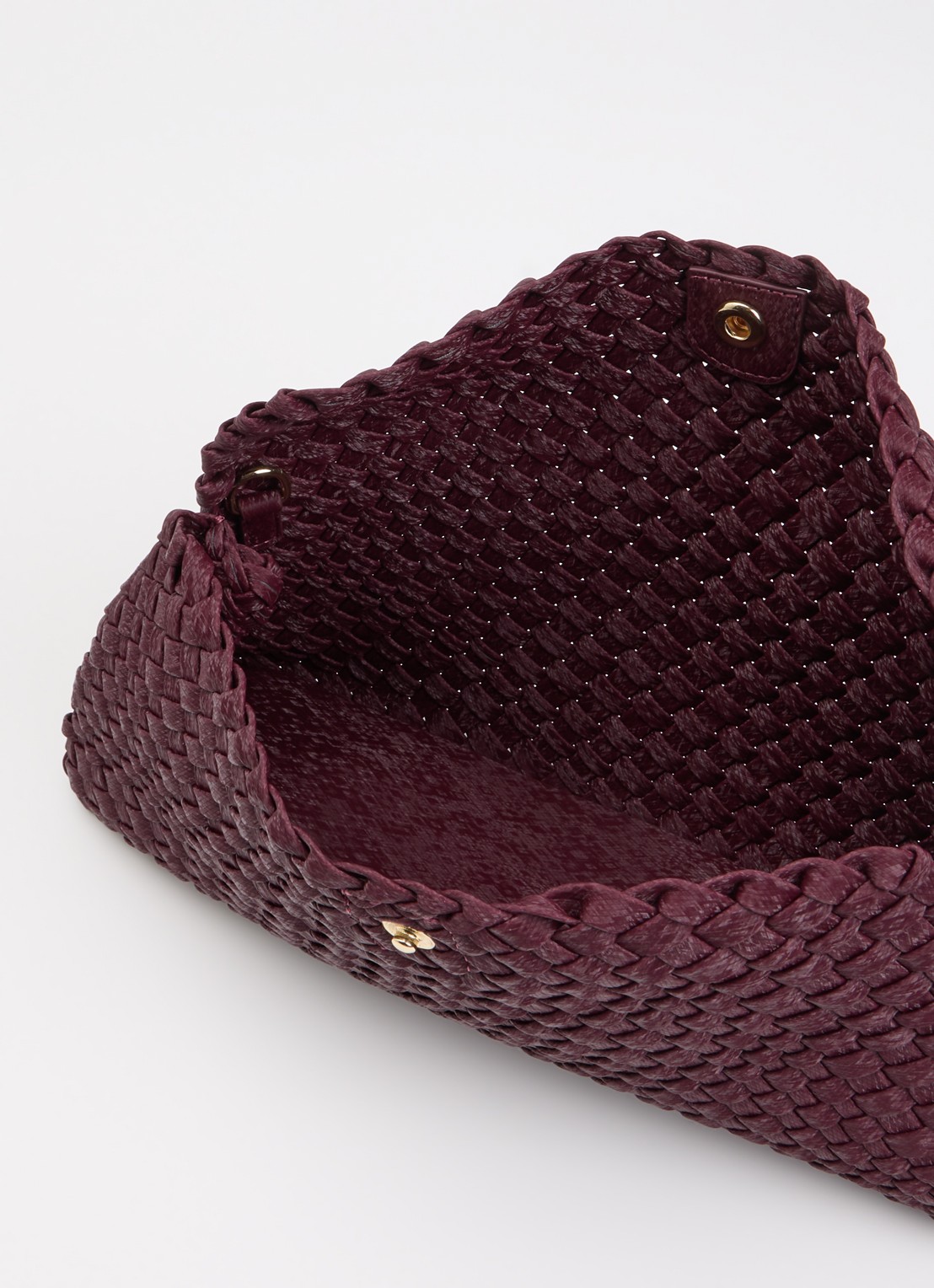 Dune London Encourage crossbodytas met afneembare schouderriem - detail 3 aubergine