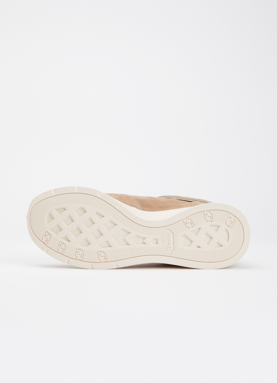Dune London Entitle sneaker van suède - detail 3 beige
