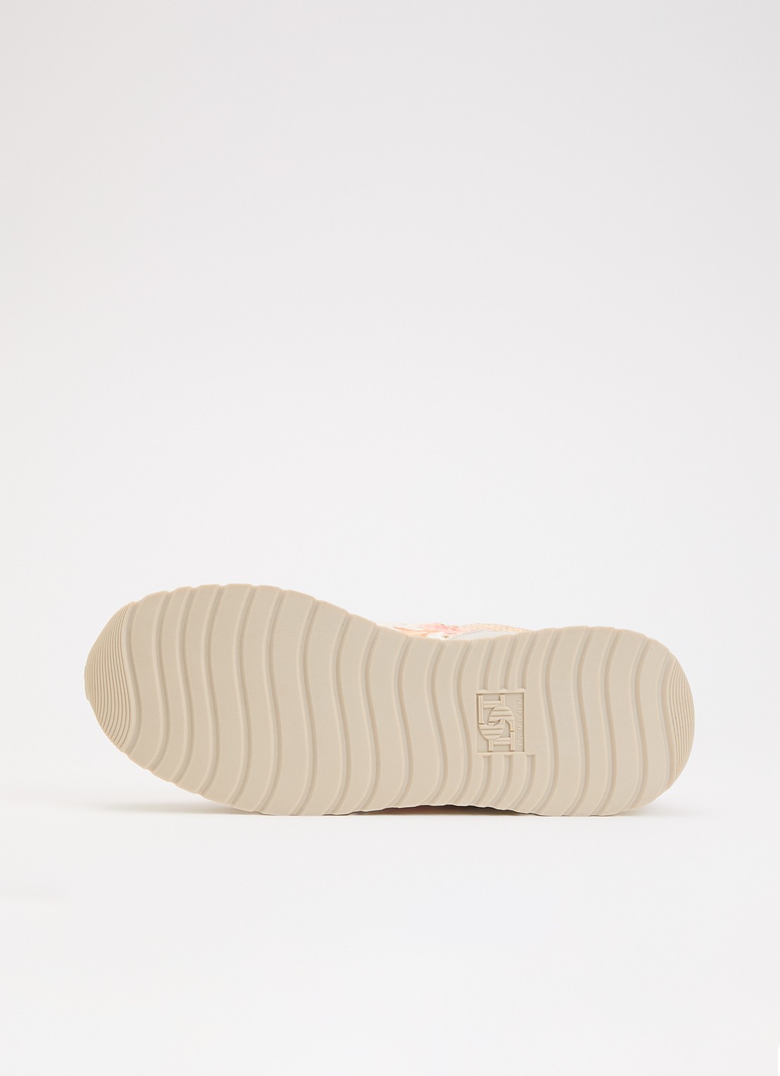 Dune London Esmara sneaker met bloemenprint - detail 4 creme