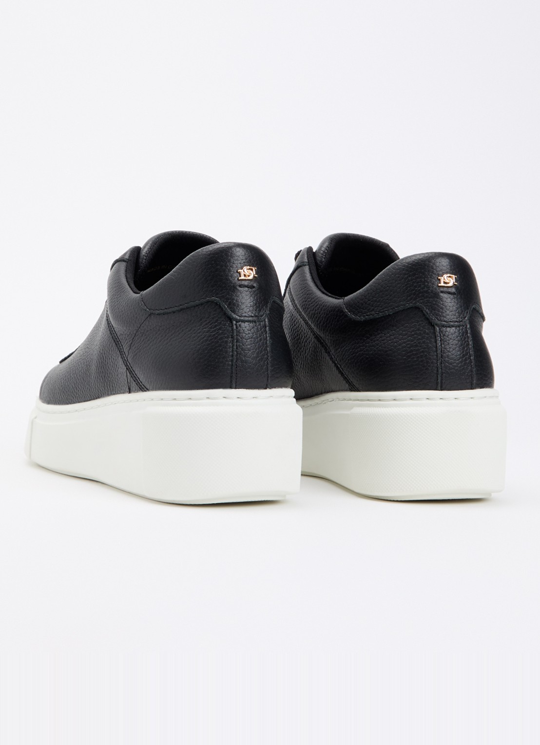 Dune London Evienne sneaker met plateauzool - achterkant 5 zwart