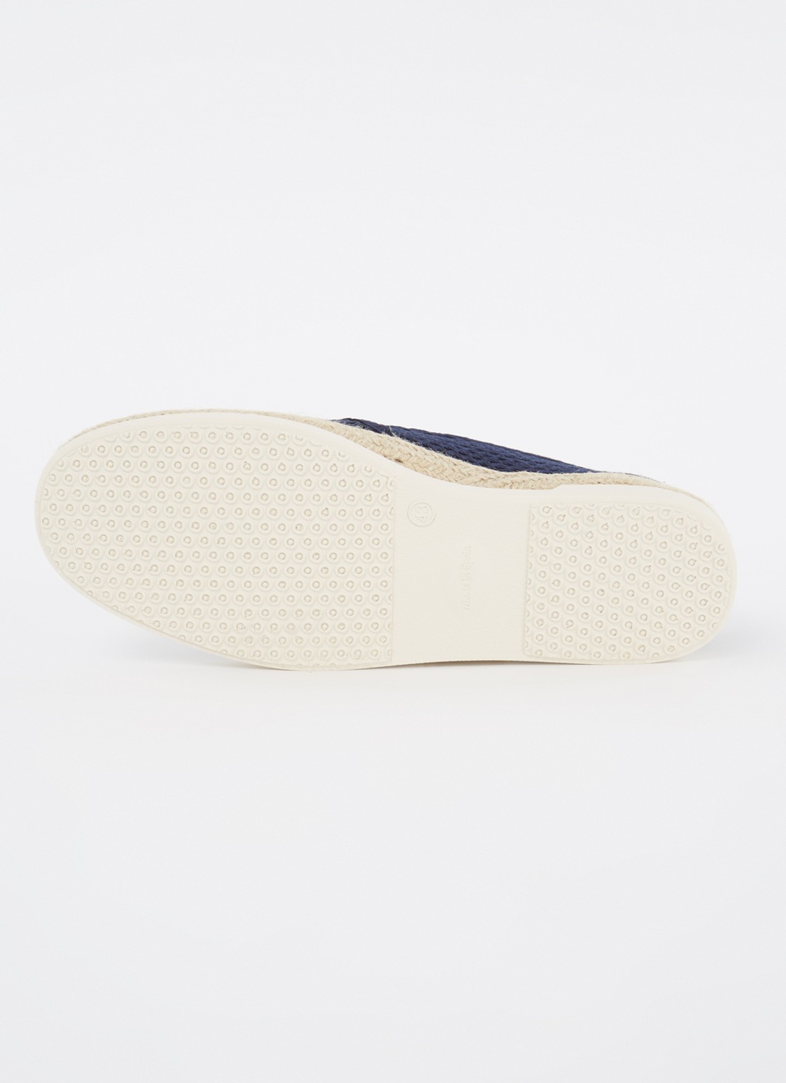 Dune London Fisherr slip-on van canvas - detail 4 donkerblauw